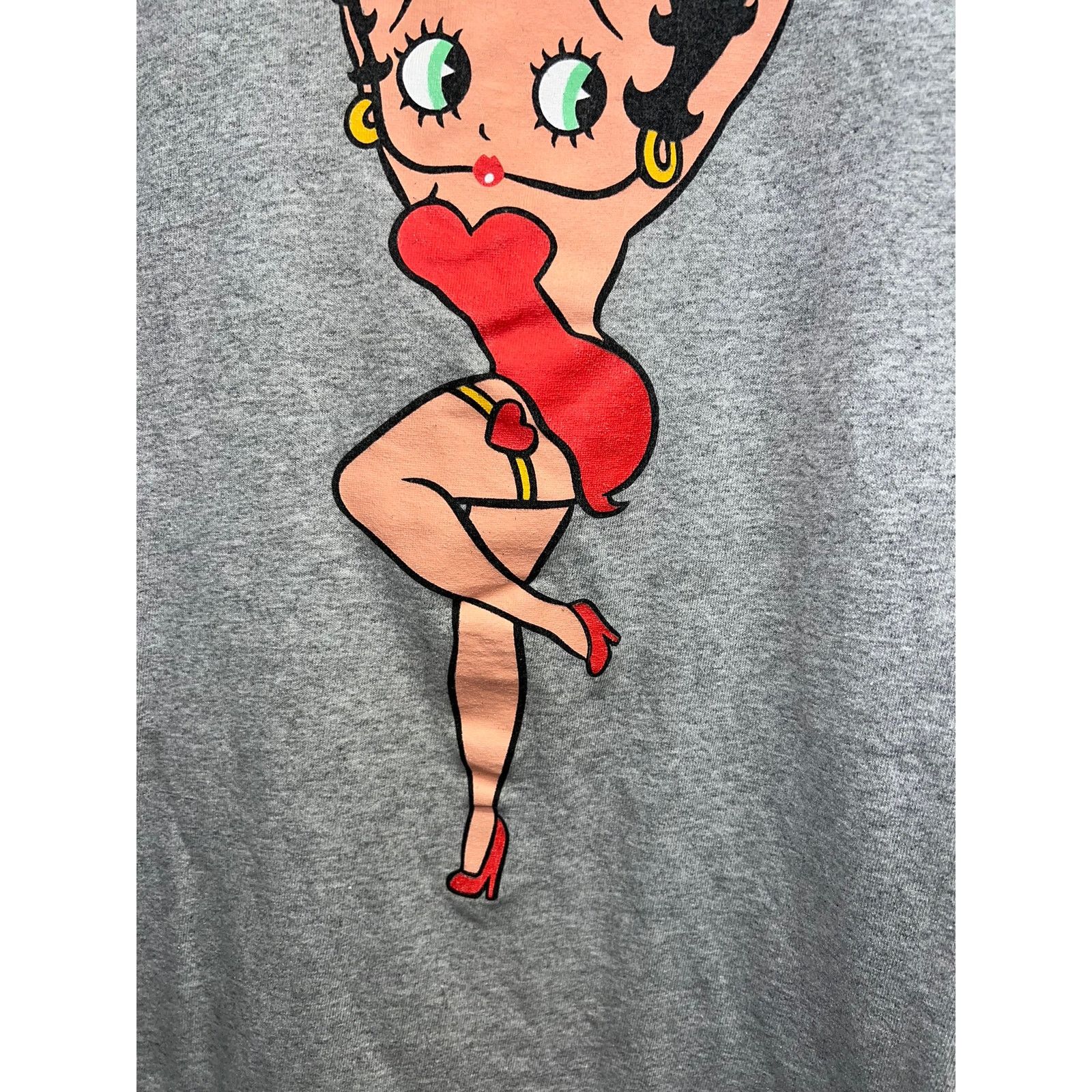 Delta Vintage Betty Boop Shirt Cartoon Character Delta Gray Tee L Size US L / EU 52-54 / 3 - 4 Thumbnail