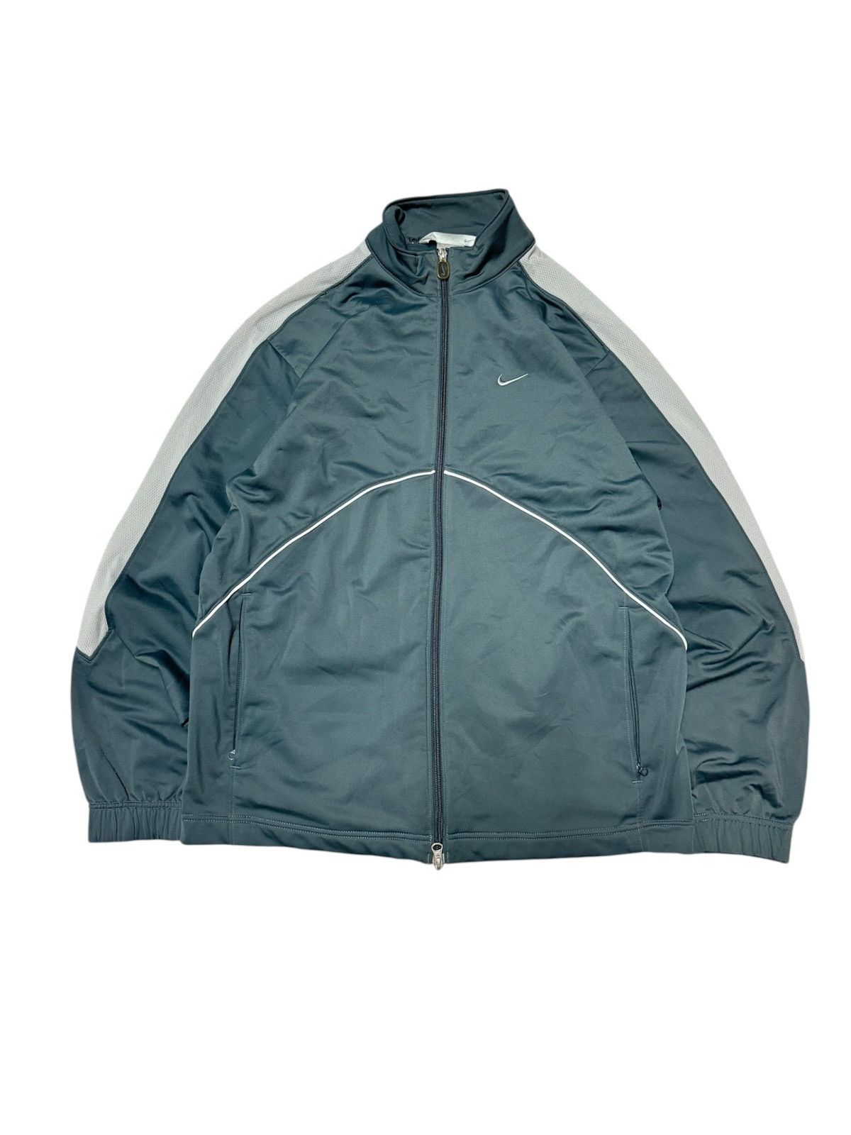 Nike × Vintage Y2K cool grey Nike zip up Size US M / EU 48-50 / 2 - 1 Thumbnail