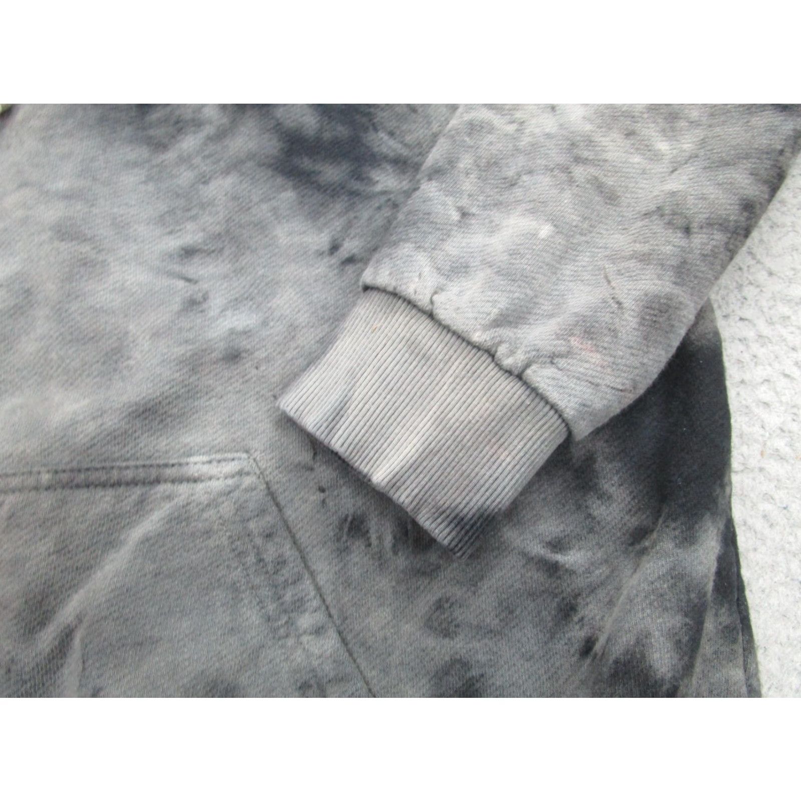 Vintage BIG BUD Hoodie Mens Large Gray Tie Dye Pullover Graphic Print Streetwear Size US L / EU 52-54 / 3 - 4 Thumbnail