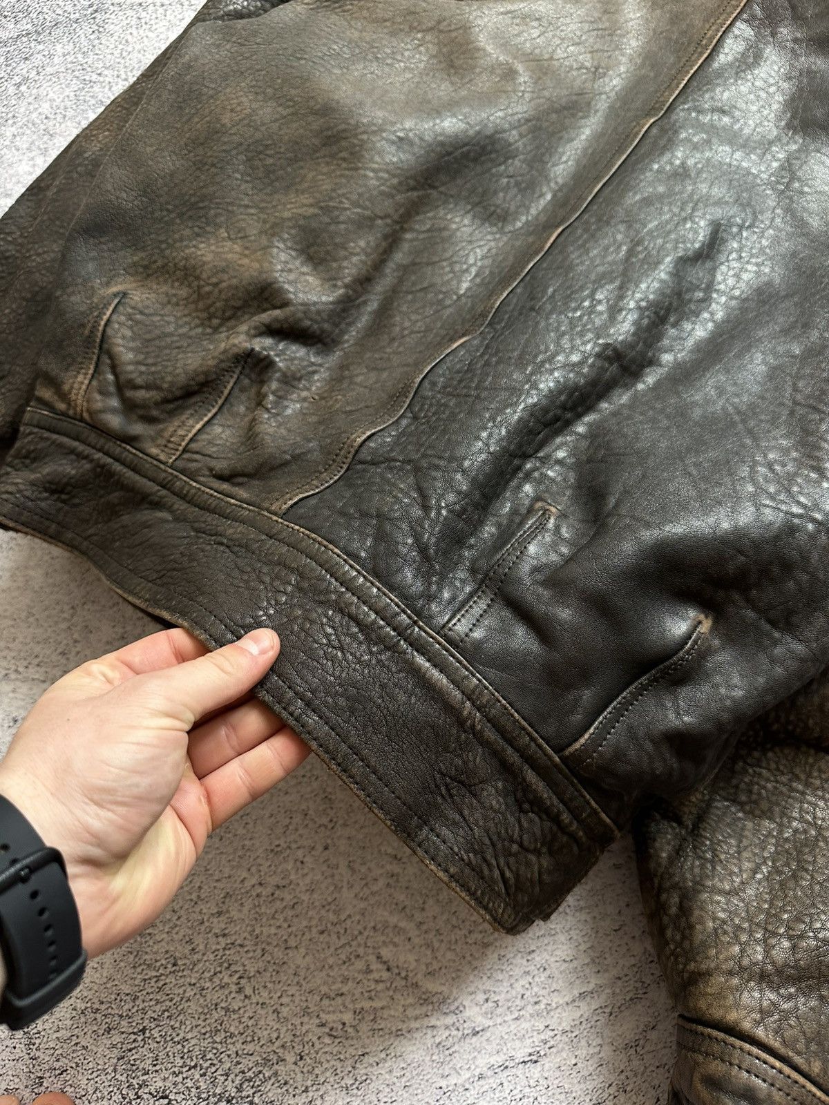 Marithe + Francois Girbaud Archive Marithe+FRANCOIS GIRBAUD Leather Jacket Rare! Size US M / EU 48-50 / 2 - 15 Thumbnail