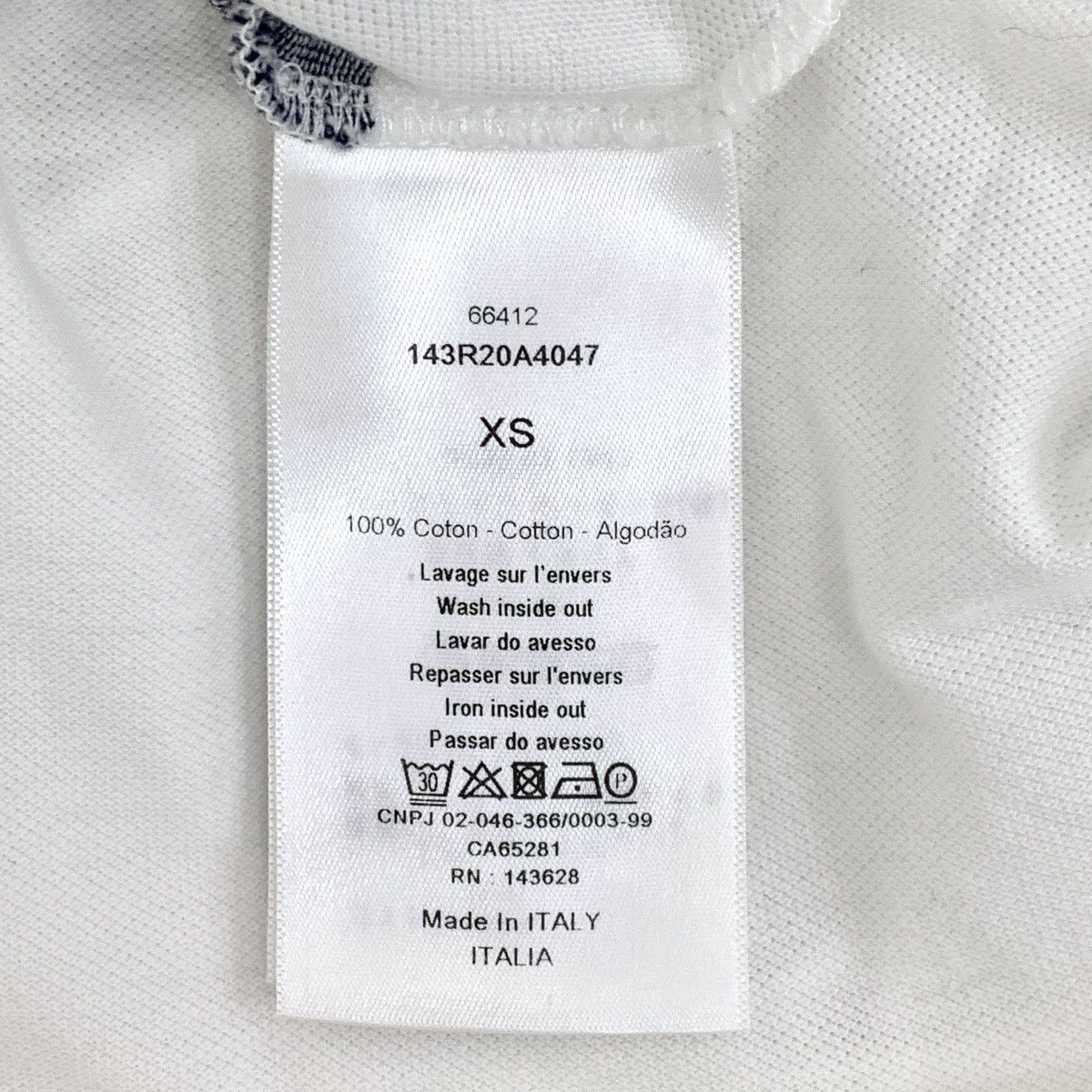Dior Dior Striped Logo Letter Print Short Sleeve Polo Shirt K26WX Size XS / US 0-2 / IT 36-38 - 4 Thumbnail