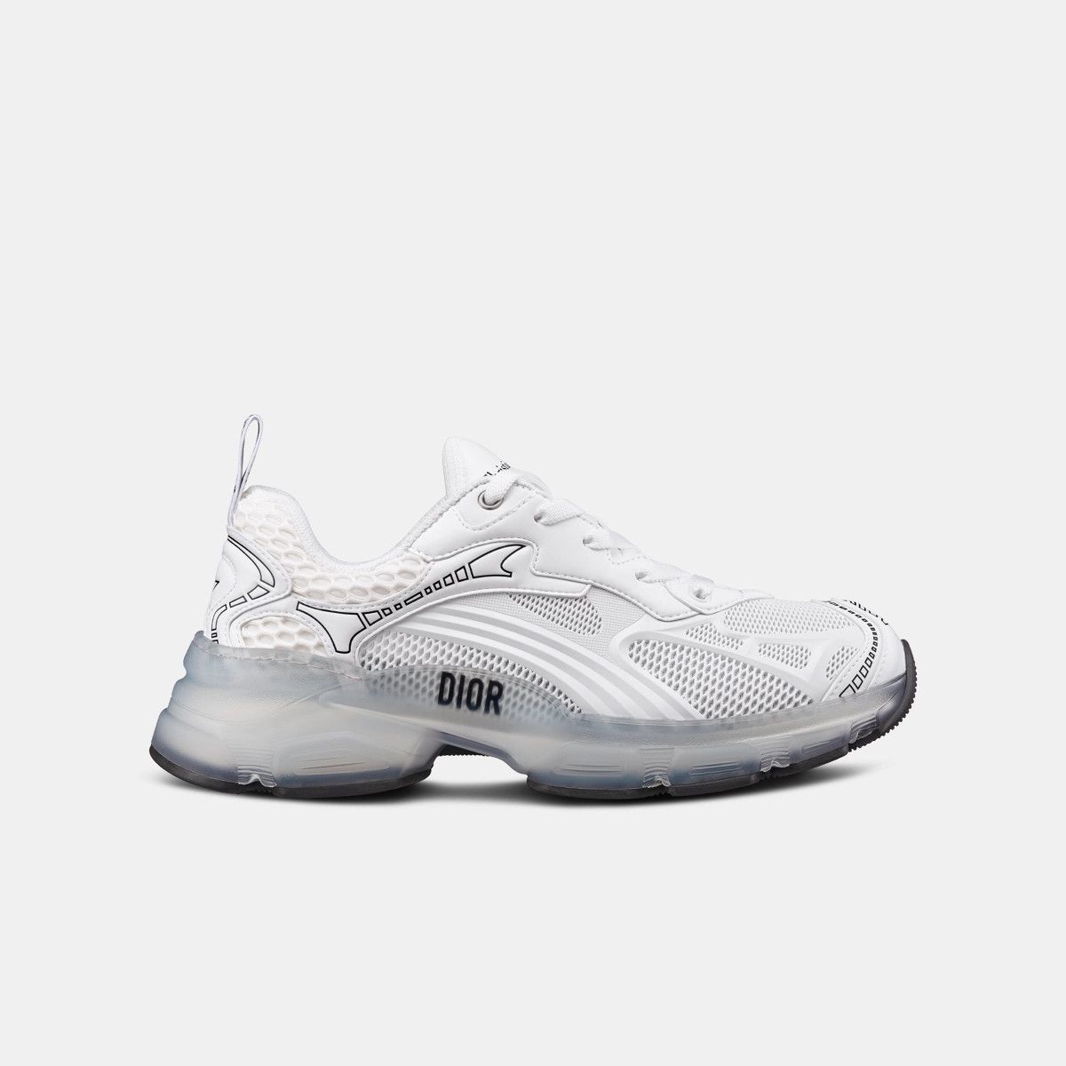 o1w1db10326 Dior Vibe Sneaker in White