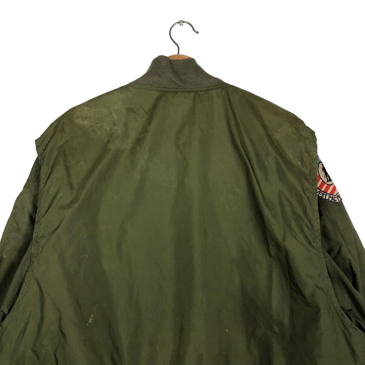 Vintage 🔥VINTAGE 60’s FLY BOMBER JACKET MILITARY MADE IN USA Size US L / EU 52-54 / 3 - 11 Thumbnail