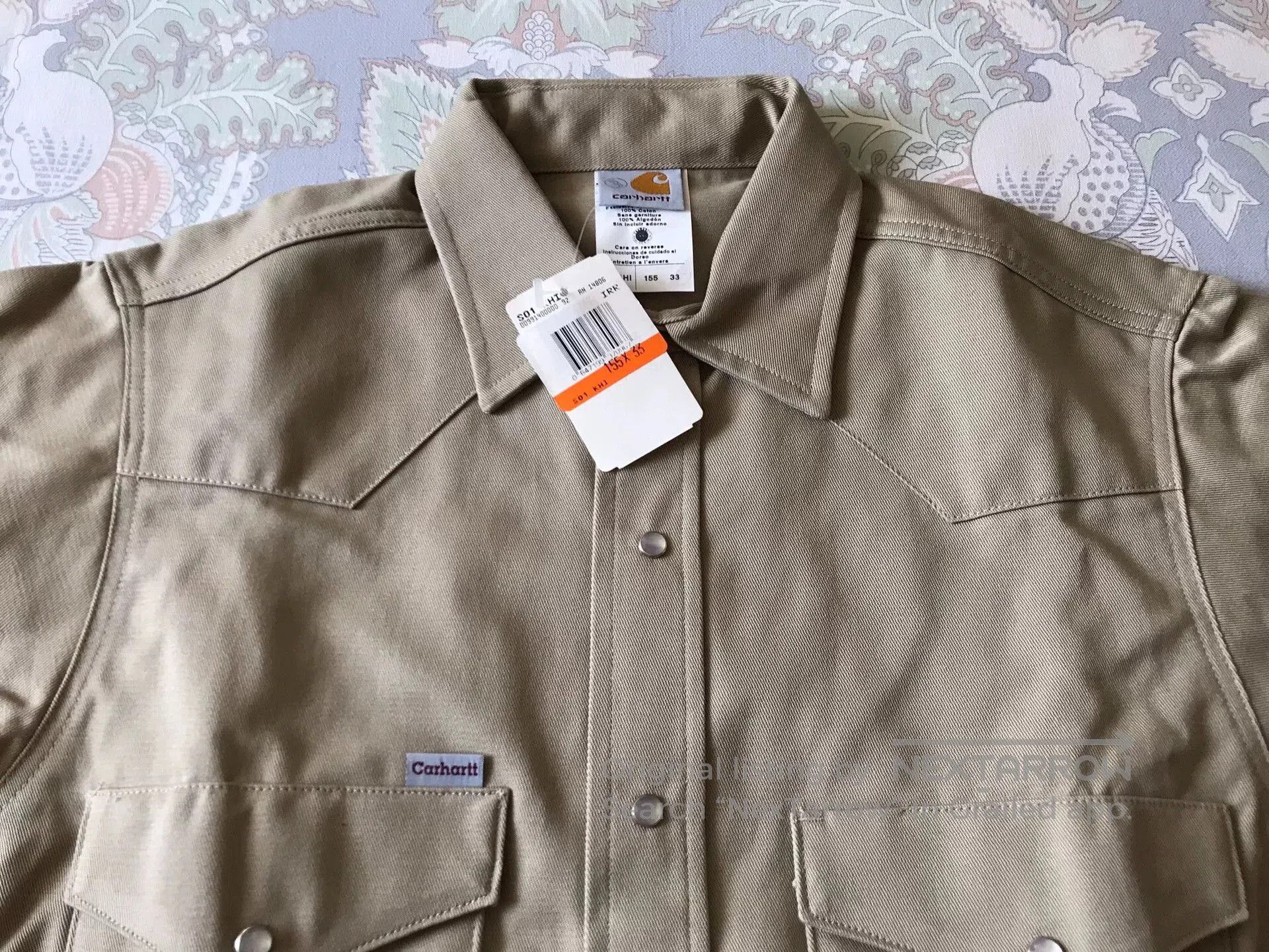 Carhartt Carhartt S01 KHI Western Shirt. Size US M / EU 48-50 / 2 - 3 Thumbnail