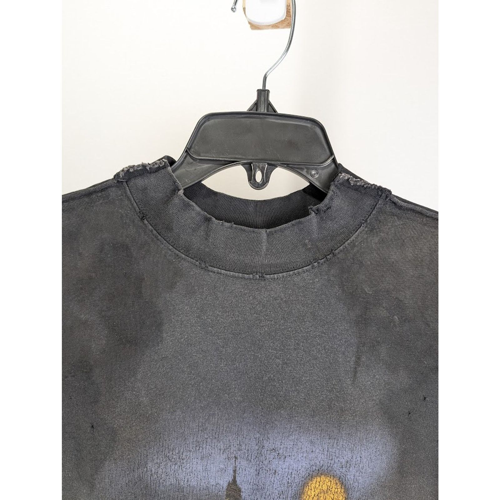 Balenciaga o1rshd1 L/S Double Front T-Shirt in Black Size US M / EU 48-50 / 2 - 3 Thumbnail