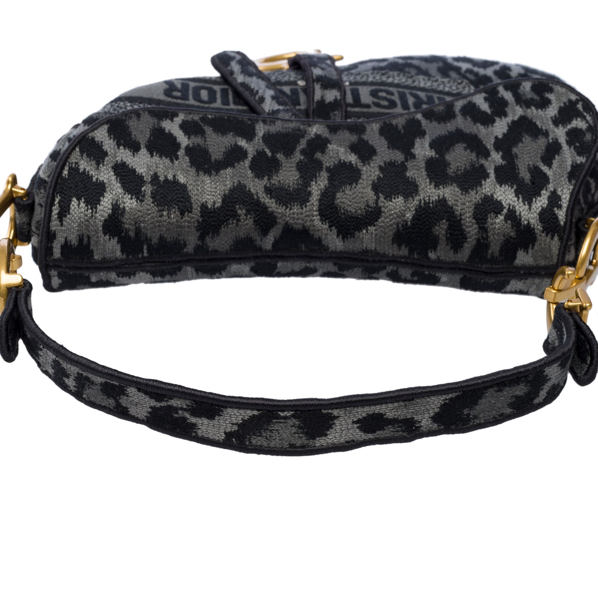 Dior DIOR Saddle in Gray Tweed Size ONE SIZE - 10 Thumbnail