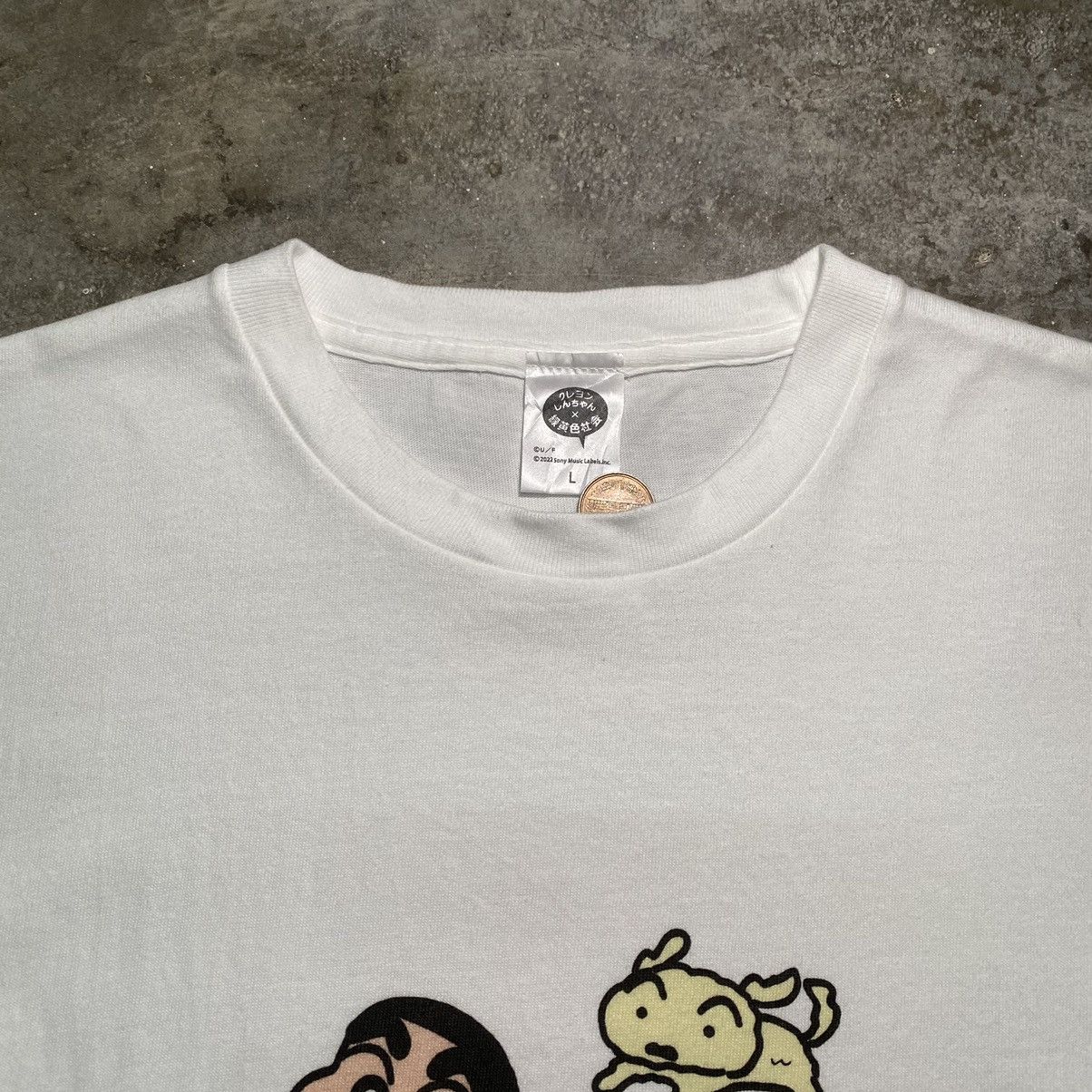 Anime CRAYON SHIN-CHAN ANIME T SHIRT Size US L / EU 52-54 / 3 - 2 Thumbnail