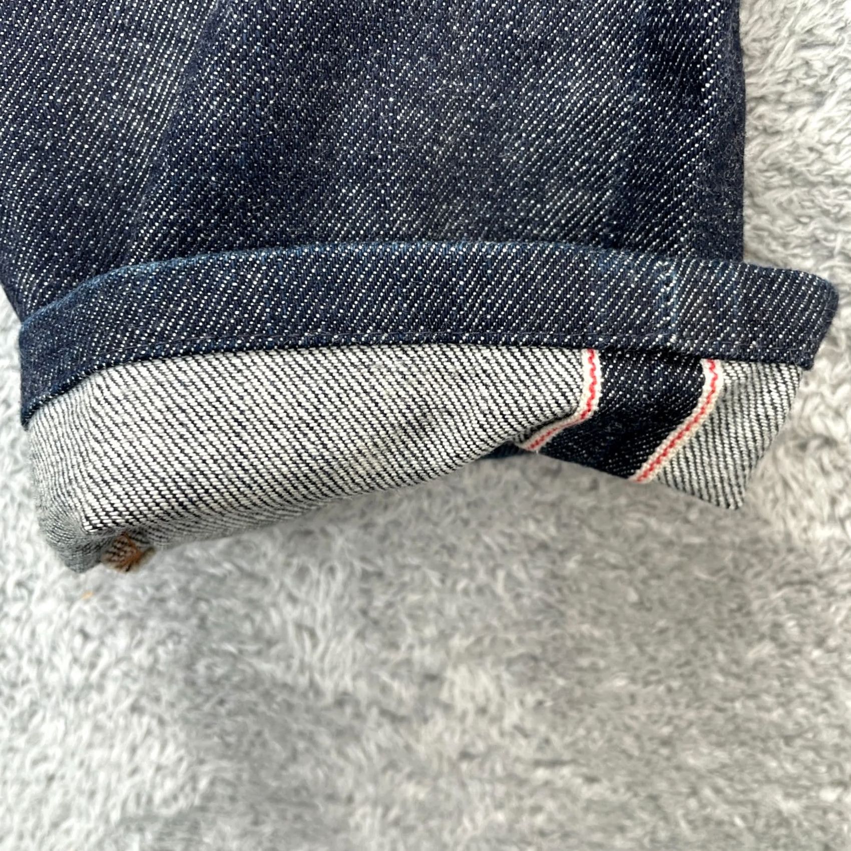 Vintage Naked & Famous Denim Jeans Mens 30x29 Blue Indigo Selvedge Skinny Denim Cotton Size US 30 / EU 46 - 6 Thumbnail
