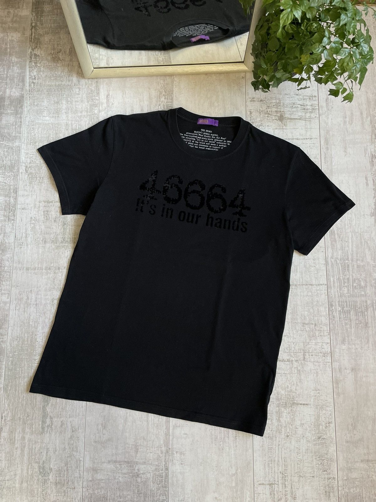 Vintage Nelson Mandela 46664 It’s In Our Hands T-Shirt VERY RARE Size US XL / EU 56 / 4 - 1 Thumbnail