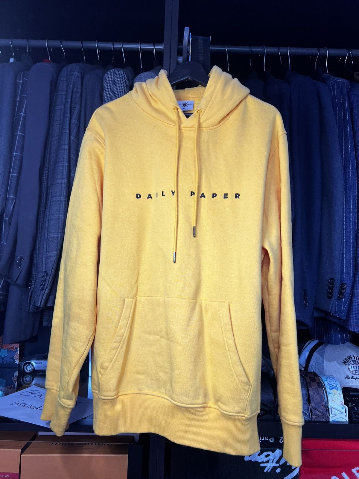 Daily paper hoodie yellow sale