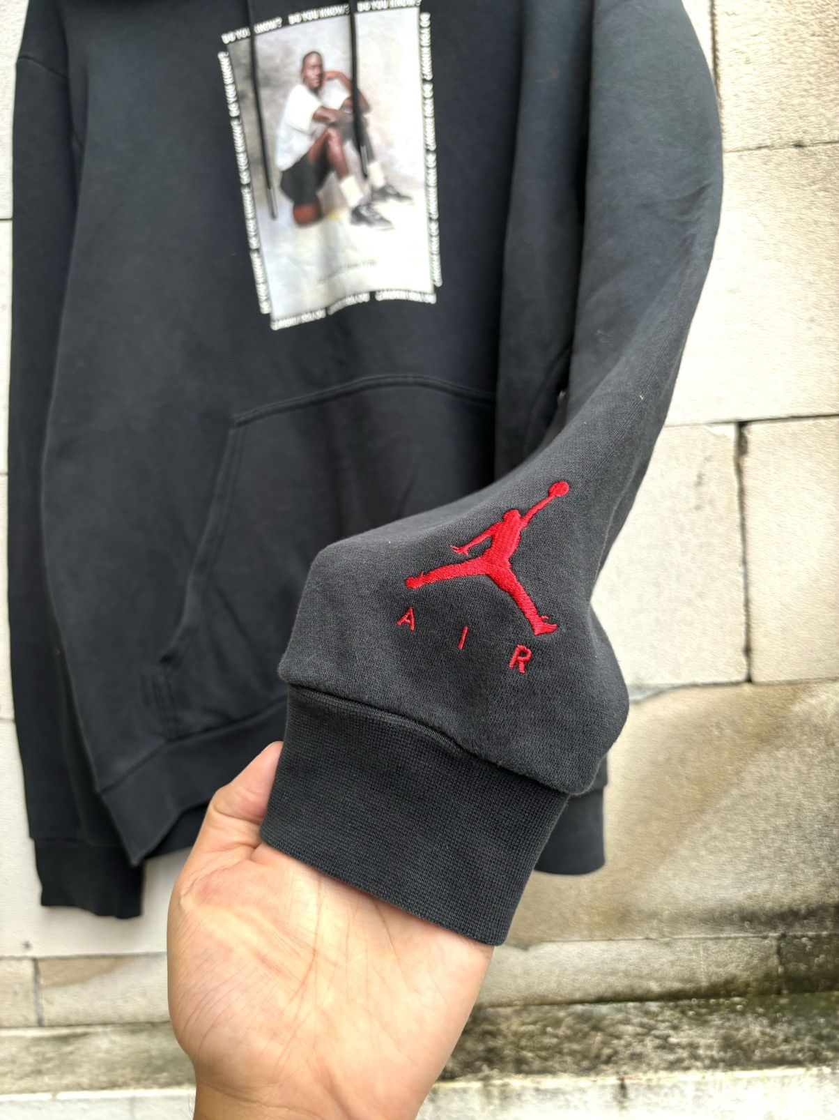 Nike Vintage Michael Jordan Hoodie Rare Size US L / EU 52-54 / 3 - 3 Thumbnail