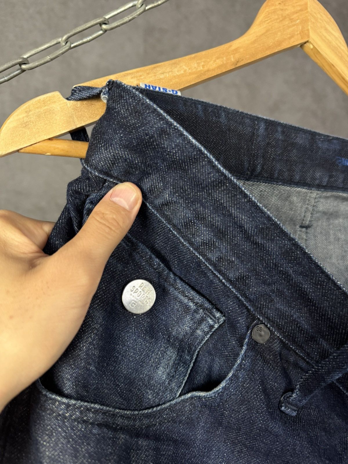 G-Star G Star Raw designer asymmetric jeans Size US 33 - 5 Thumbnail