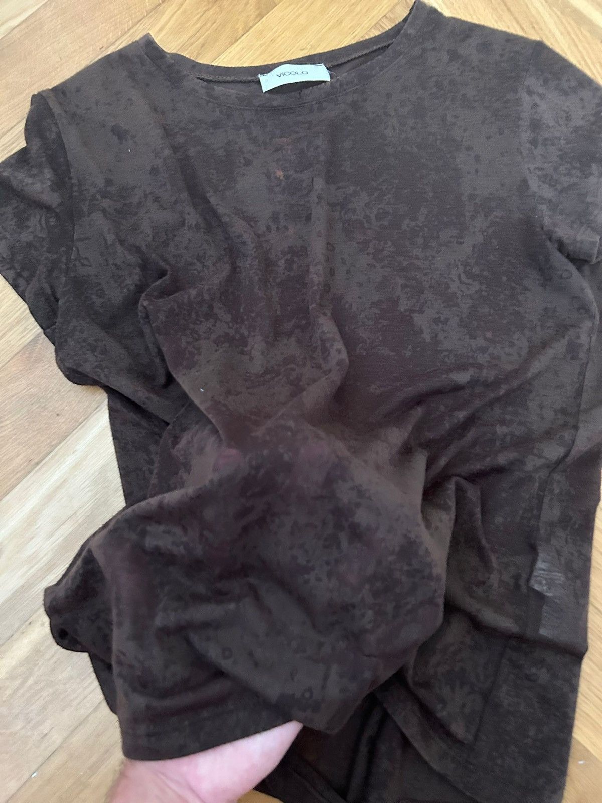 Tom Ford × Vintage Mesh ish brown shirt Size US S / EU 44-46 / 1 - 4 Thumbnail