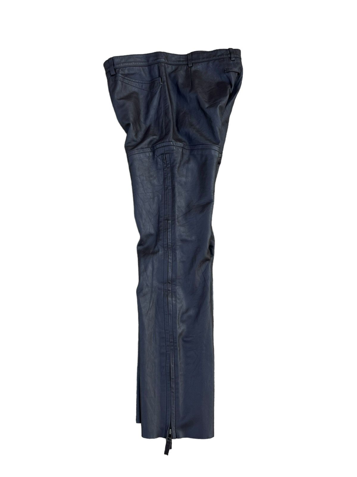 Jean Paul Gaultier Jean Paul Gaultier Homme Side Zippers Leather Pant Size US 30 / EU 46 - 3 Thumbnail