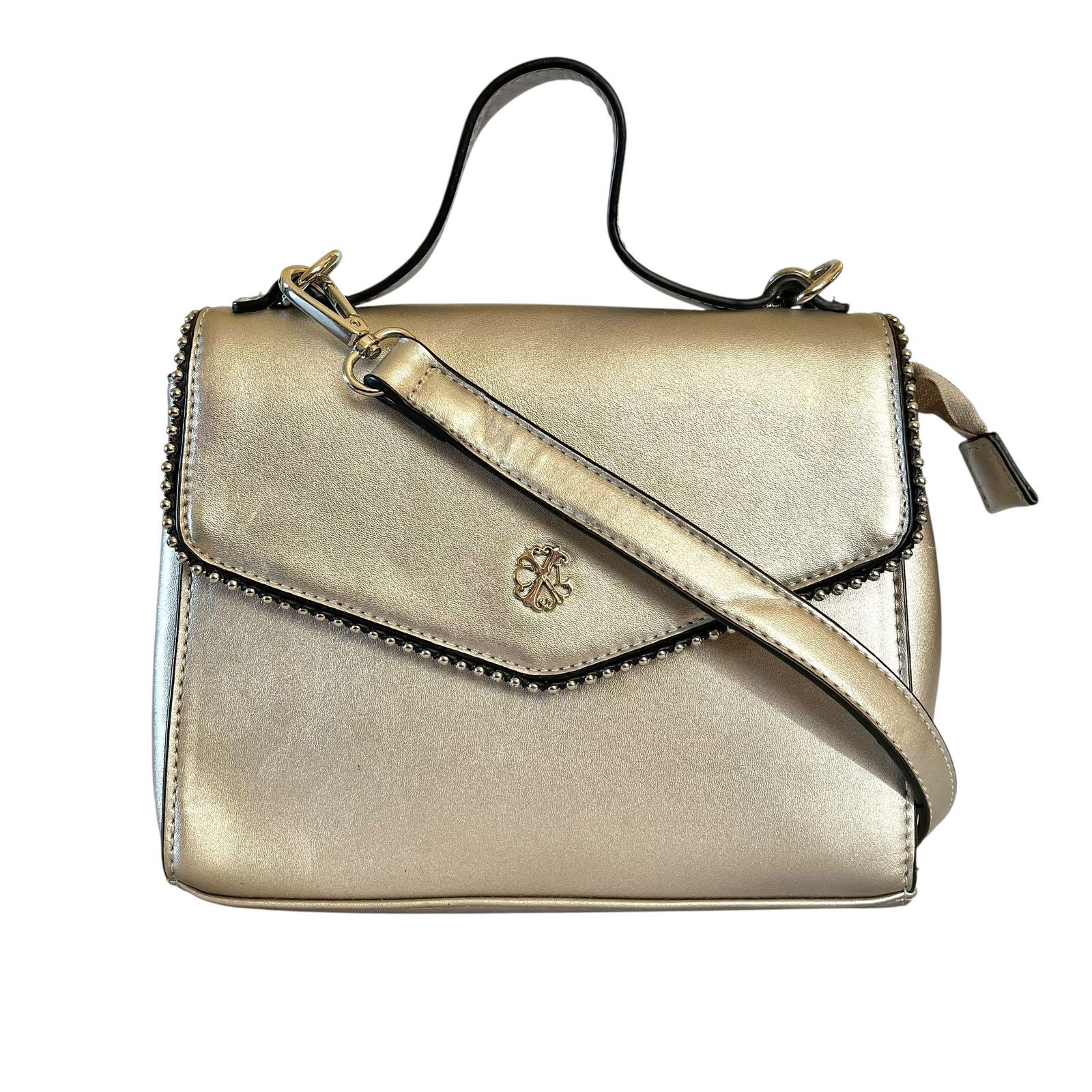 Christian Lacroix Christian Lacroix CXL Silver Faux Leather Crossbody Handbag Size ONE SIZE - 1 Thumbnail