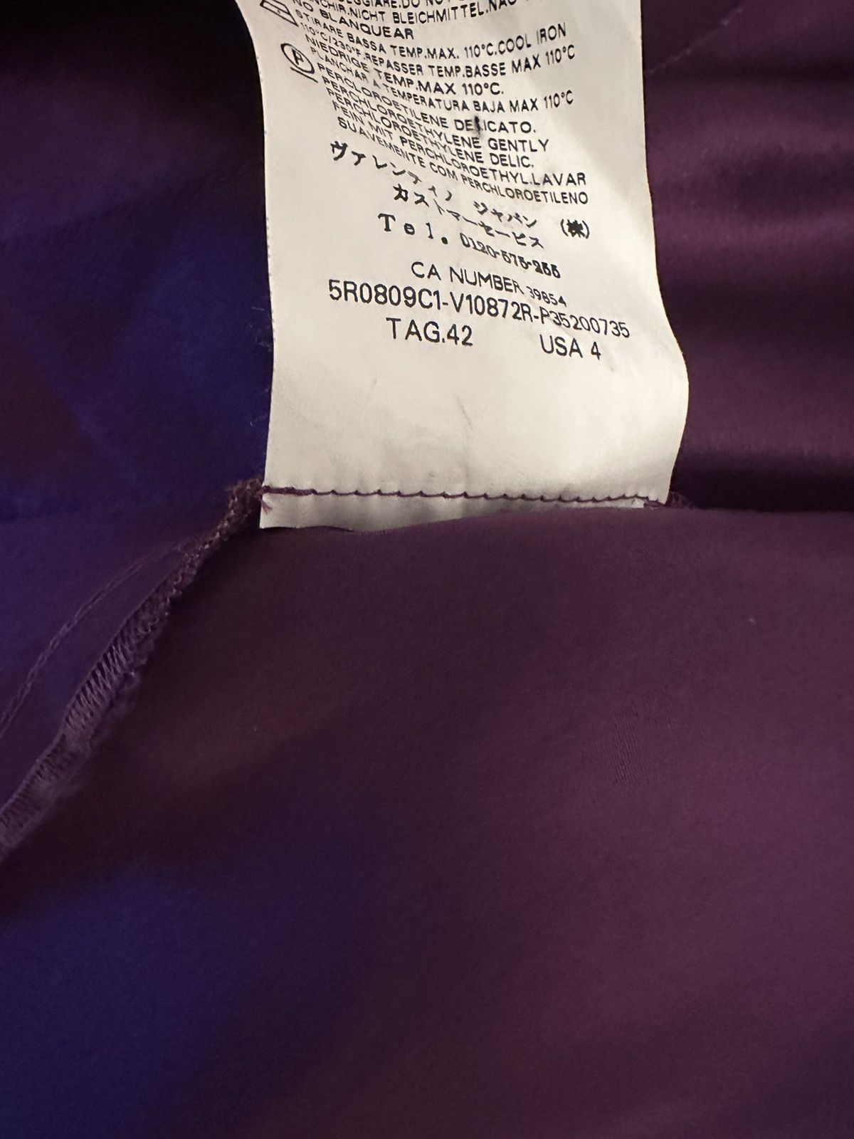 RED Valentino Silk purple RED Valentino blouse Size S / US 4 / IT 40 - 5 Thumbnail