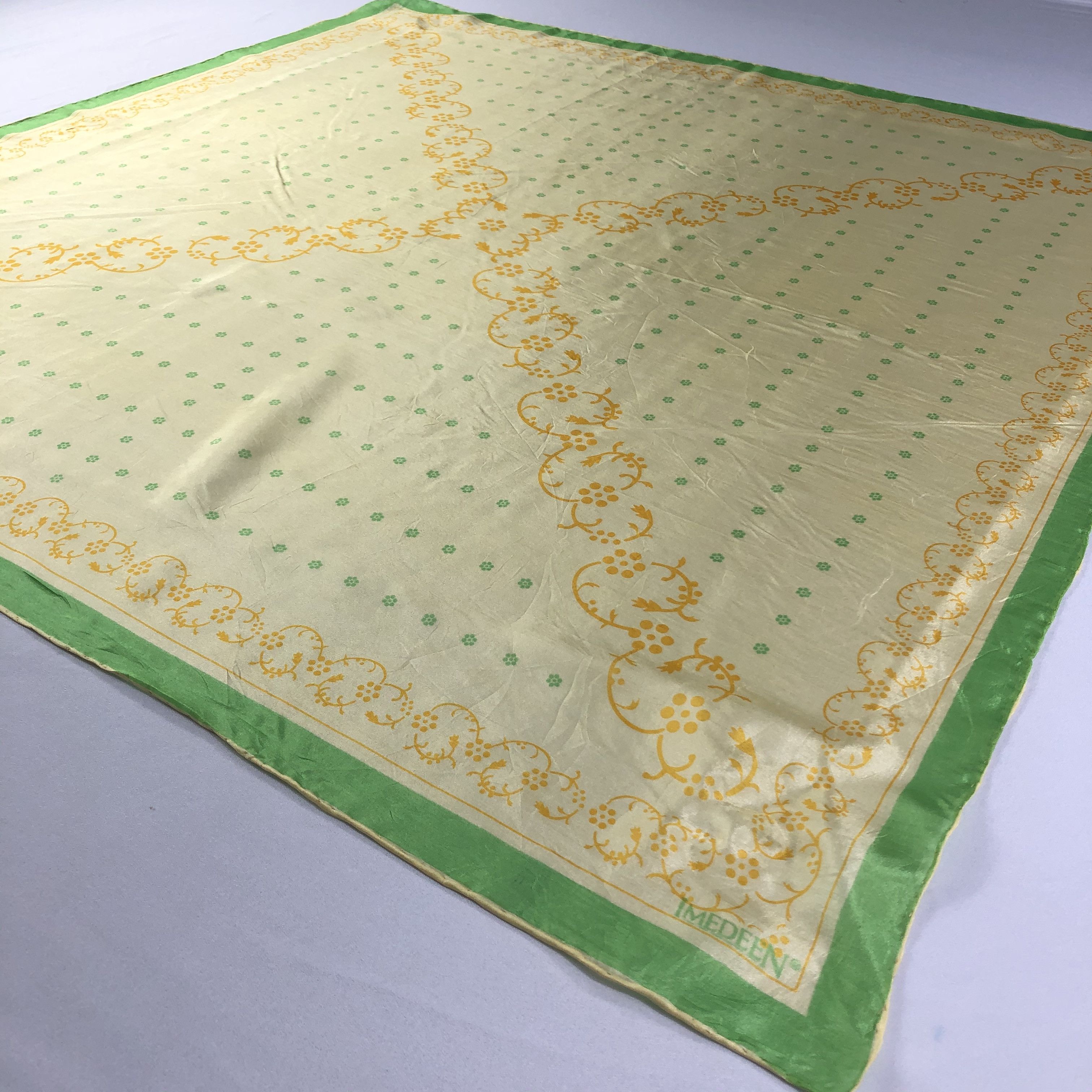 Vintage Vintage Imedeen Silk Scarf Size ONE SIZE - 3 Thumbnail