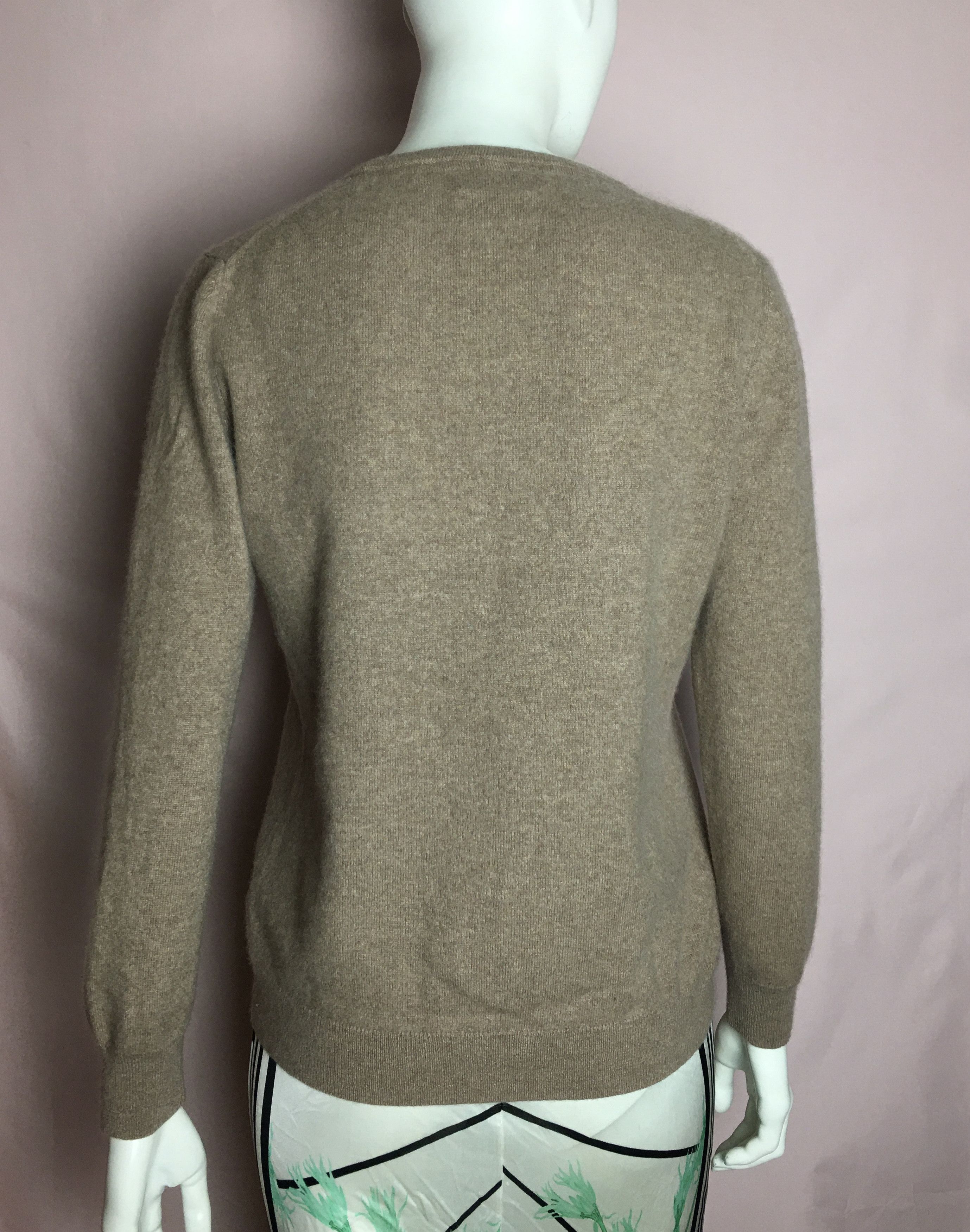 Other GALERIA Cashmere Cardigan Sweater Size EU42/ L Size S / US 4 / IT 40 - 4 Thumbnail
