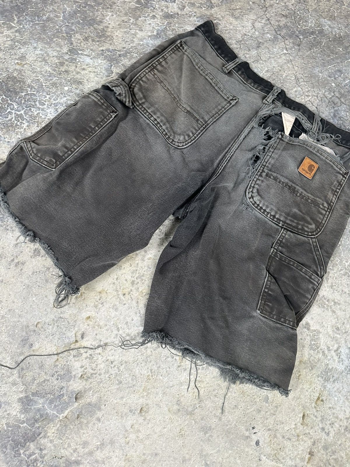 Carhartt × Vintage THRASHED Carhartt Jorts Size US 32 / EU 48 - 5 Thumbnail