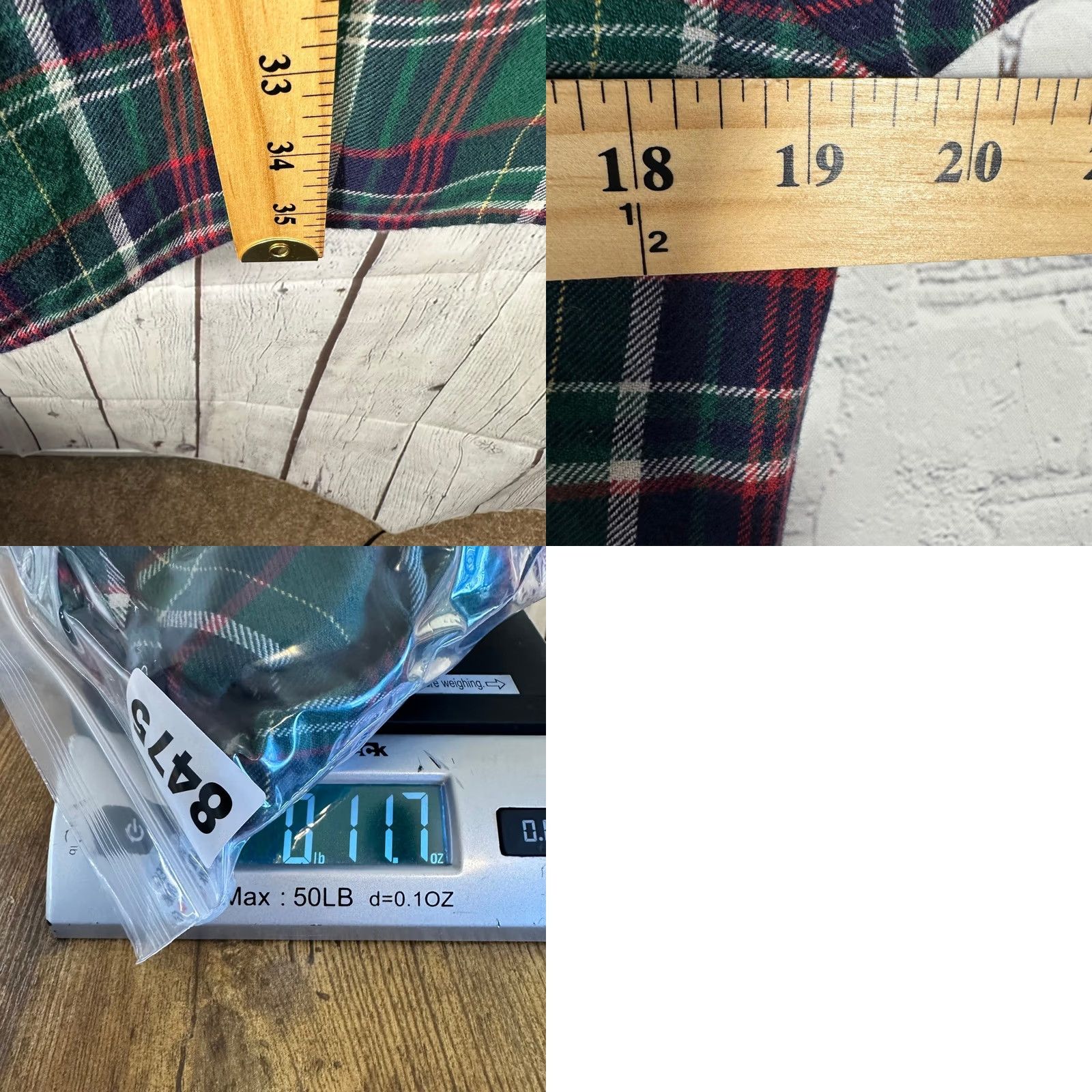 Ralph Lauren Rugby Ralph Lauren Shirt Dress Green Plaid Flannel Ruffle Neck Button Front Long Sleeve Womens L Size L / US 10 / IT 46 - 8 Thumbnail
