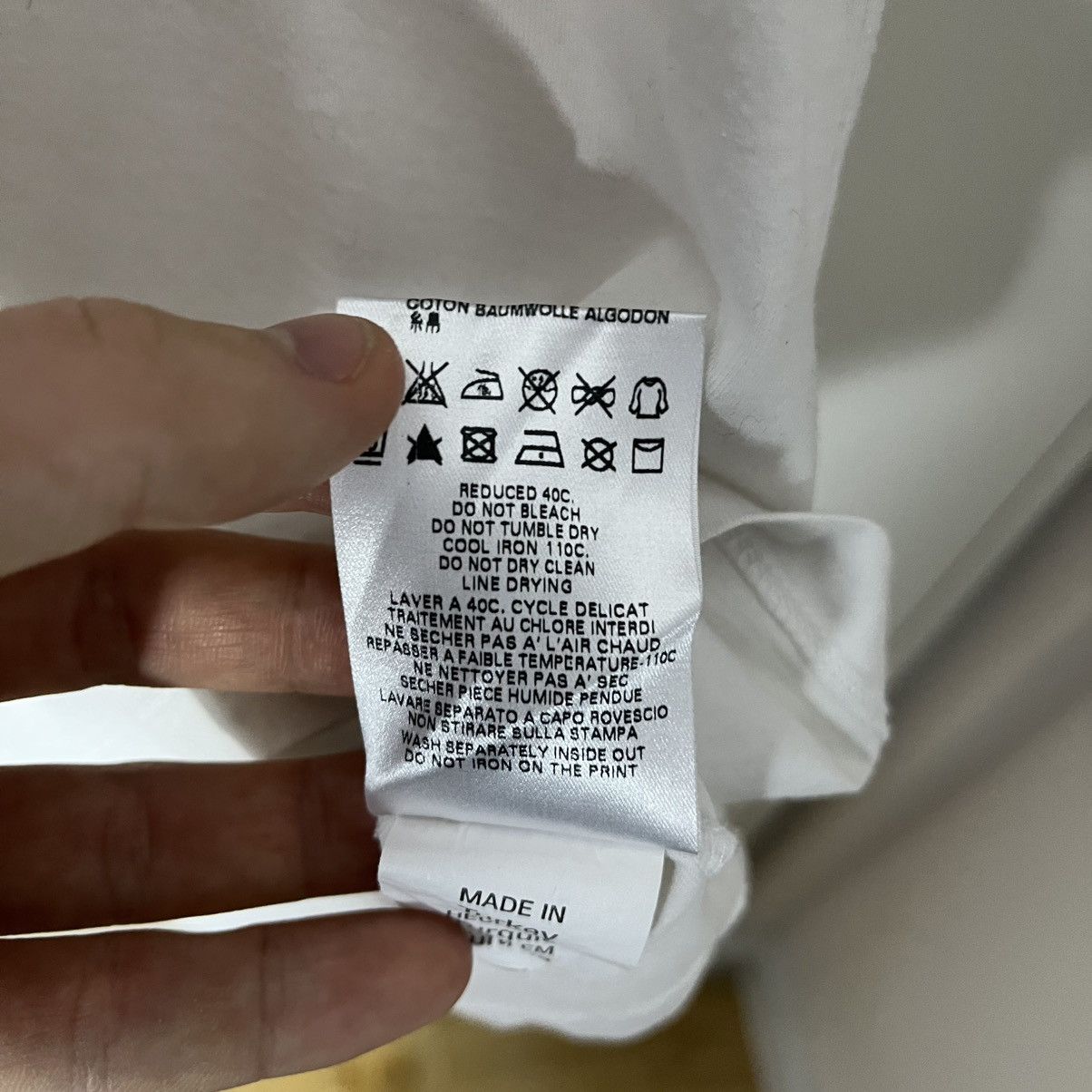 Alexander McQueen Alexander McQueen MCQ Big Central Skull Logo White Tee Size US M / EU 48-50 / 2 - 8 Thumbnail