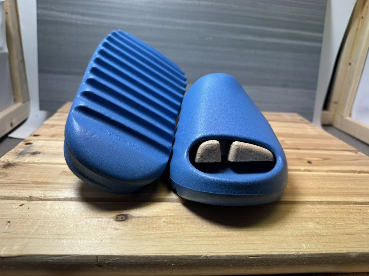 Yeezy Yeezy YZY YS-01 Blue Slides Brand New Sizes 9-13 Size US 10 / EU 43 - 3 Thumbnail