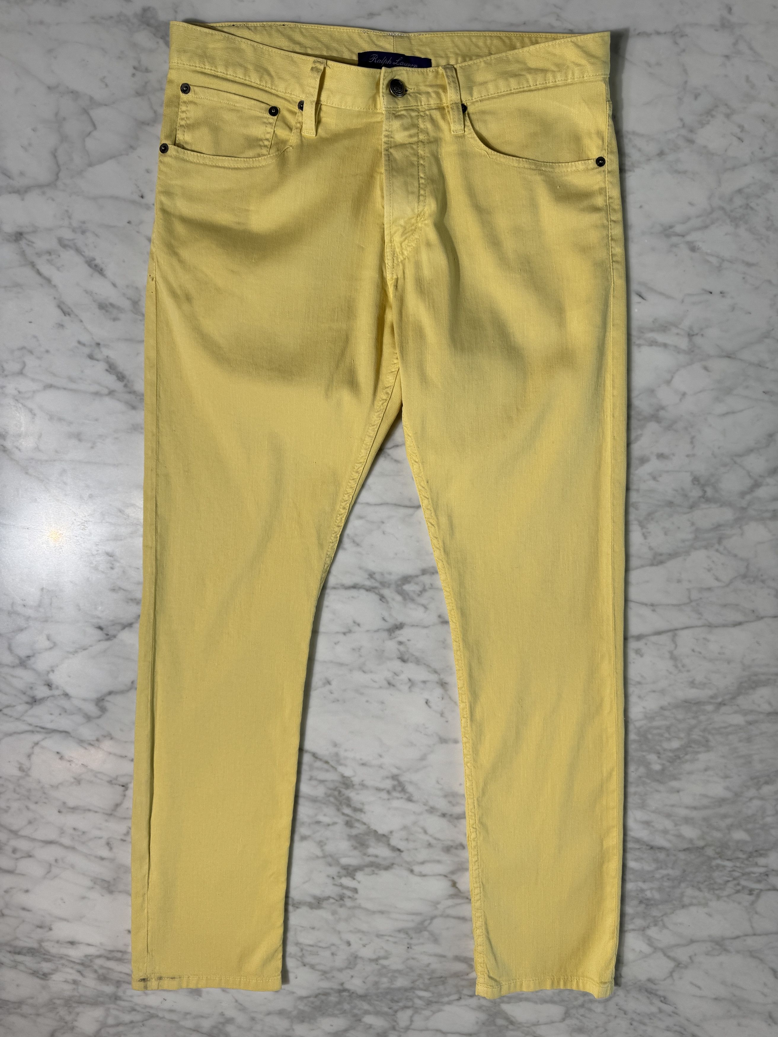 Ralph Lauren Purple Label Slim Fit Linen-Cotton Stretch Jean Size US 32 / EU 48 - 1 Thumbnail