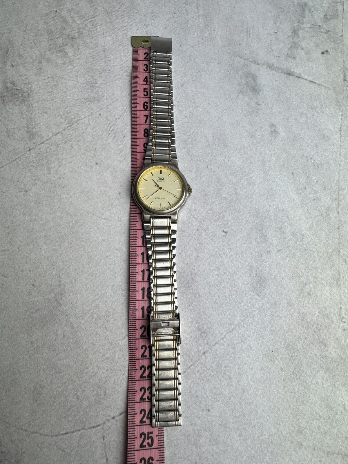 Japanese Brand × Vintage Q&Q Silver Watch Vintage Size ONE SIZE - 4 Thumbnail