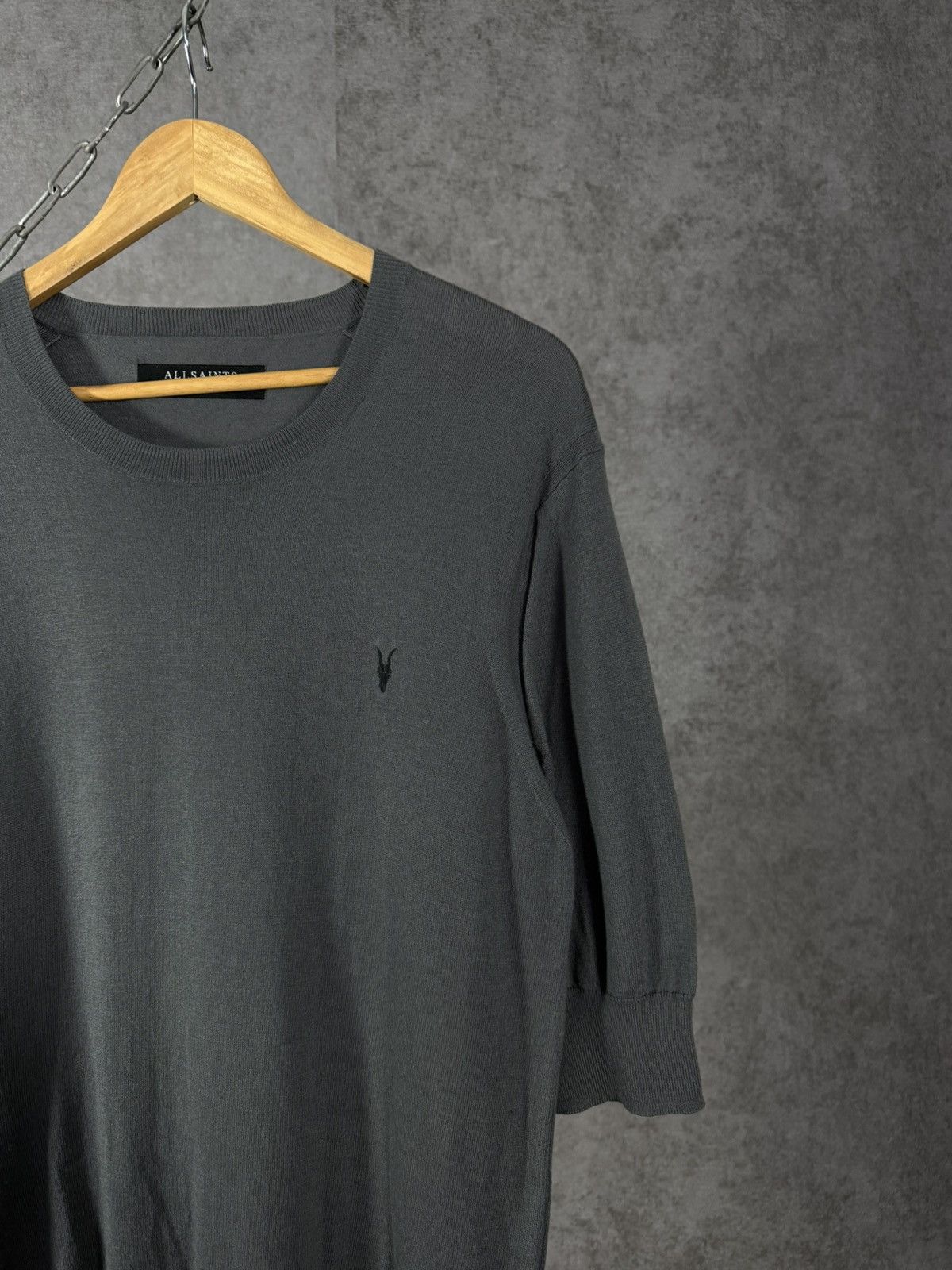 Allsaints Allsaints designer logo 3/4 sleeve merino sweater Size US M / EU 48-50 / 2 - 2 Thumbnail