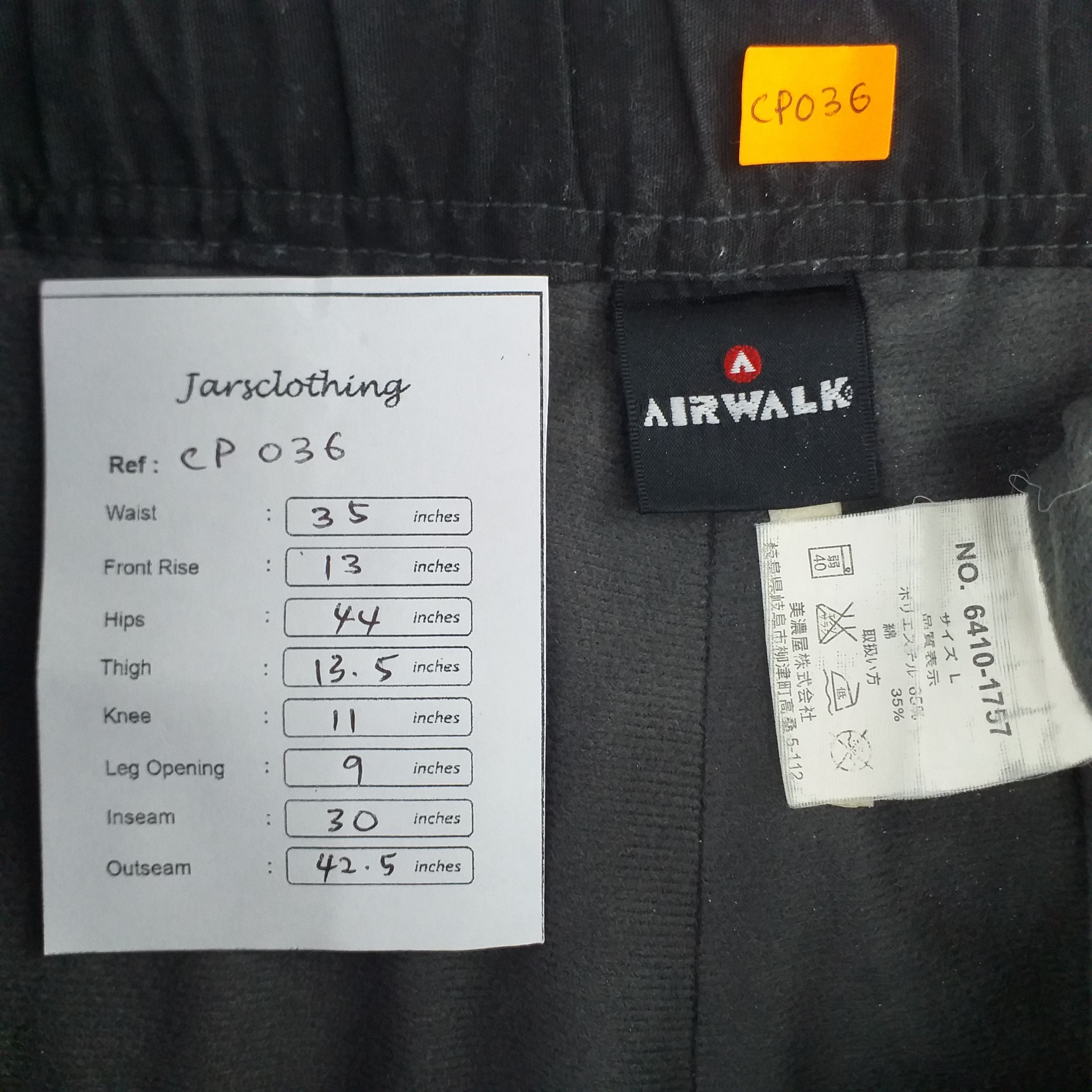 Japanese Brand Airwalk Custom Wool Japanese Brand Cargo Pockets Pants CP036 Size US 35 - 20 Thumbnail