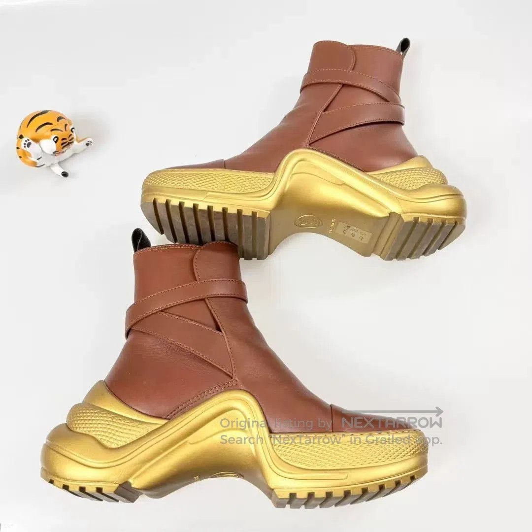 Louis Vuitton Louis Vuitton Archlight Monogram High-Top Boots. Size US 5 / IT 35 - 3 Thumbnail