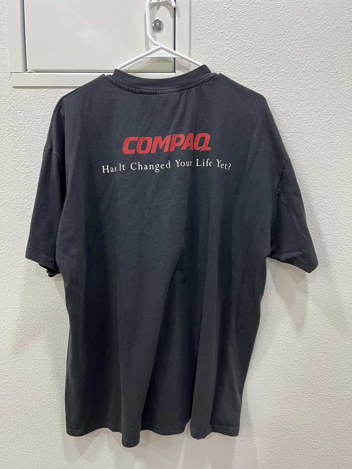 Hanes 90s Compaq Tech Promo Tee Size US XL / EU 56 / 4 - 3 Thumbnail