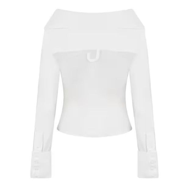Jacquemus o1g2r1mq1024 Brezza Shirt in White Size XS / US 0-2 / IT 36-38 - 2 Thumbnail