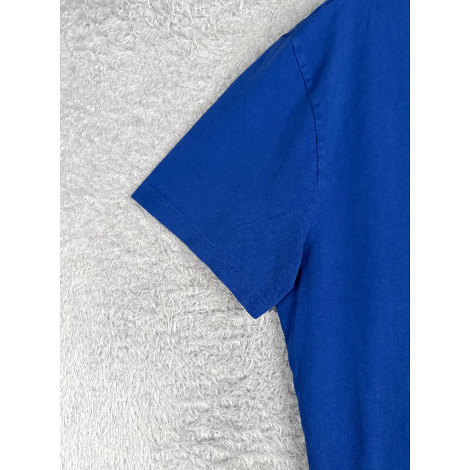 Ralph Lauren Ralph Lauren Classic Fit Crew Neck Shirt Adult Large Blue Slim Cotton Short Sleeve Mens Size US L / EU 52-54 / 3 - 3 Thumbnail