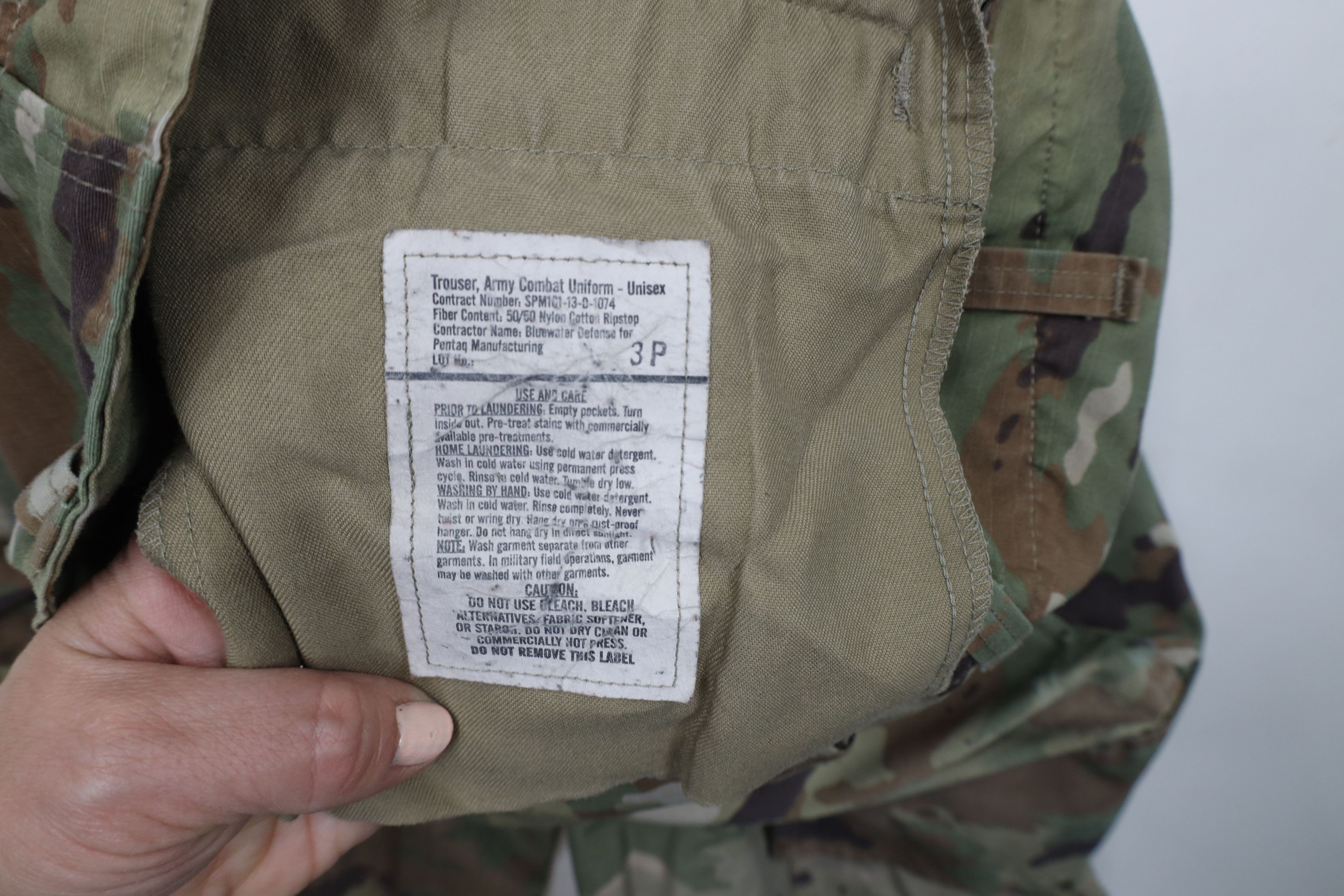 Vintage Vintage Y2K USGI Knee Camouflage Army Combat Cargo Pants Size US 32 / EU 48 - 10 Thumbnail