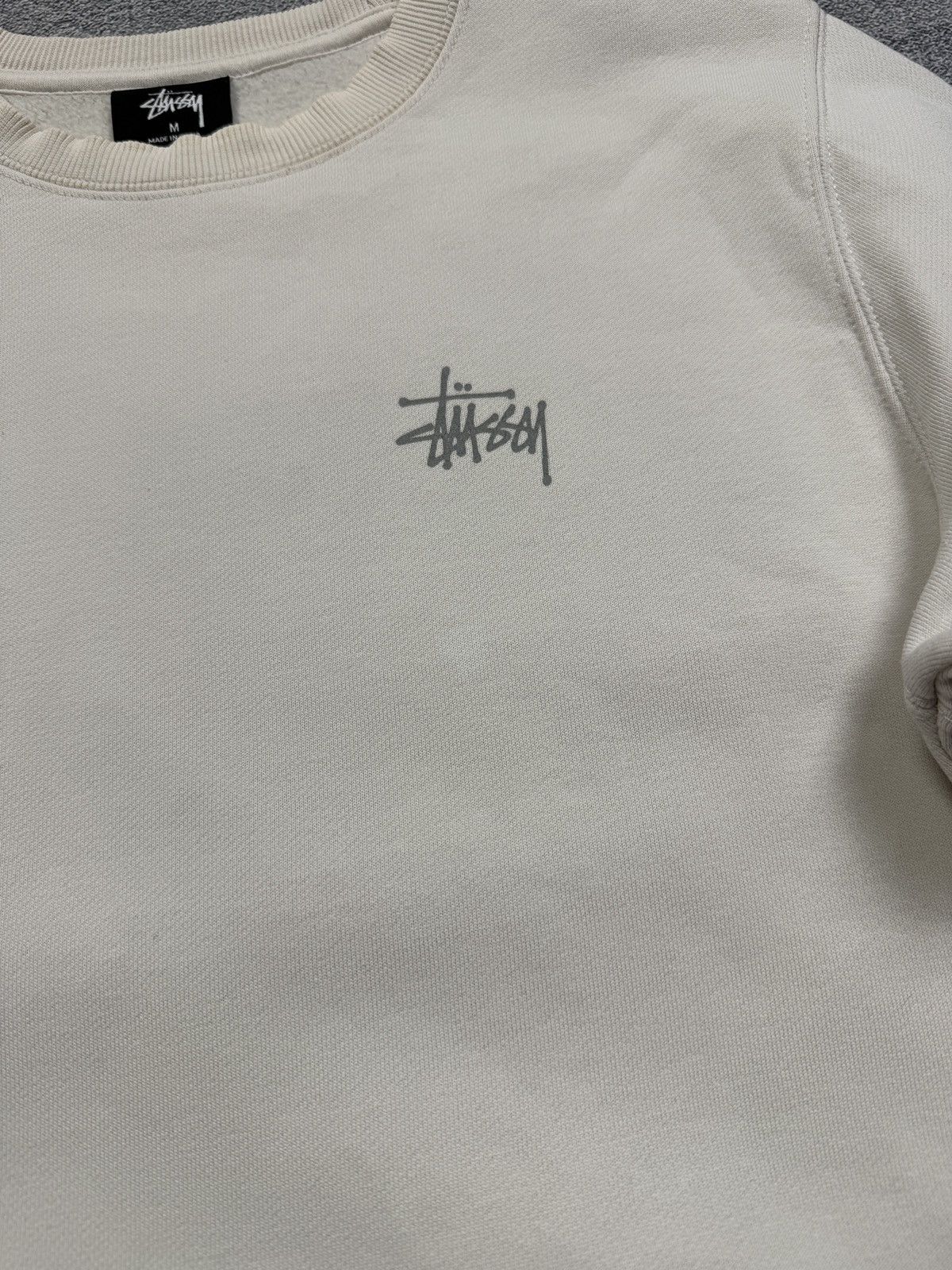 Stussy Vintage Stussy Big Logo Sweatshirt Boxy Fit Y2K Size US M / EU 48-50 / 2 - 7 Thumbnail