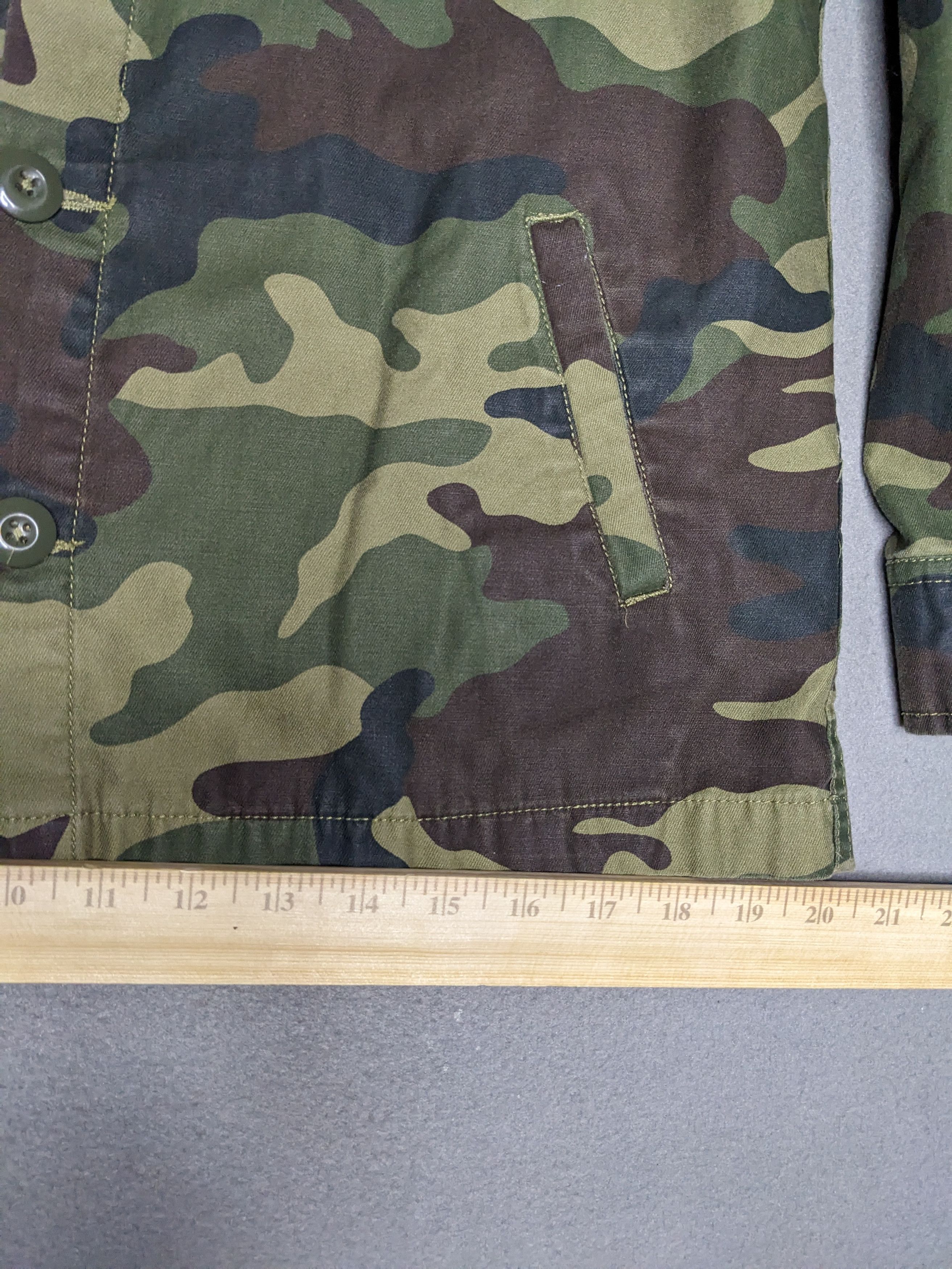Obey Obey Woodland Camo Field Jacket Mens Small Military Shirt Size US S / EU 44-46 / 1 - 13 Thumbnail