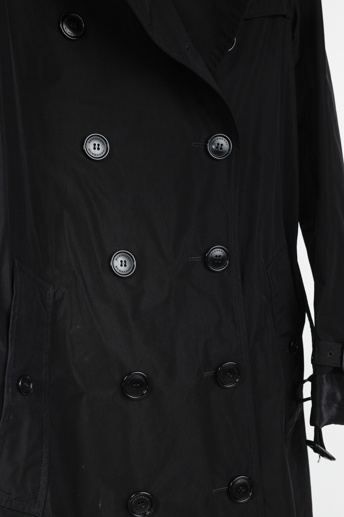 Burberry Burberry Kensington Taffeta Double-Breasted Trench Coat Size XS / US 0-2 / IT 36-38 - 11 Thumbnail