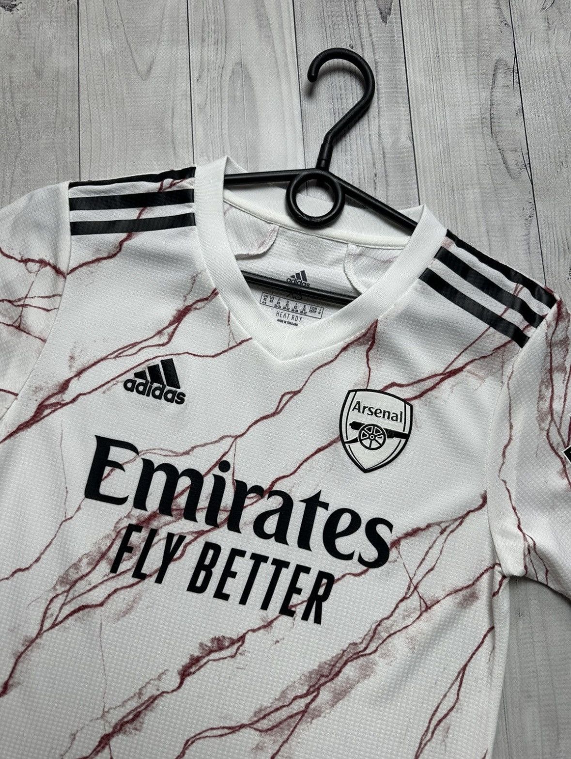 Adidas × Vintage Adidas Arsenal soccer jersey size Xs women's Size XS / US 0-2 / IT 36-38 - 2 Thumbnail