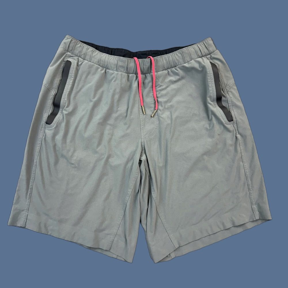Lululemon Lululemon Pace Breaker Shorts Mens Medium Gray Athletic Drawstring Athleisure Size US 31 - 1 Thumbnail