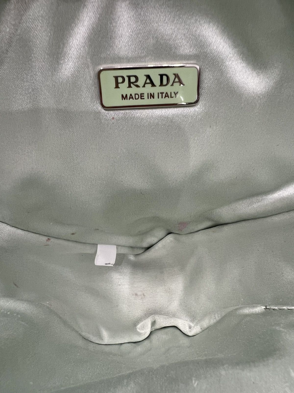 Prada Authentic Prada Green Mini Crystal Raso Bag Size ONE SIZE - 5 Thumbnail
