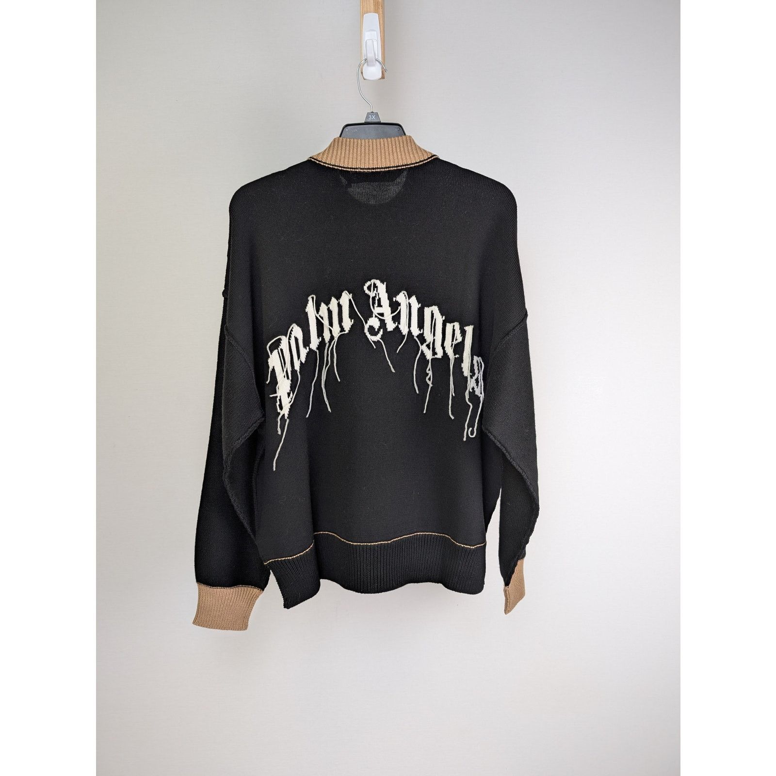 Palm Angels o1rshd1 PA Bear Sweater in Black/Brown Size US M / EU 48-50 / 2 - 8 Thumbnail