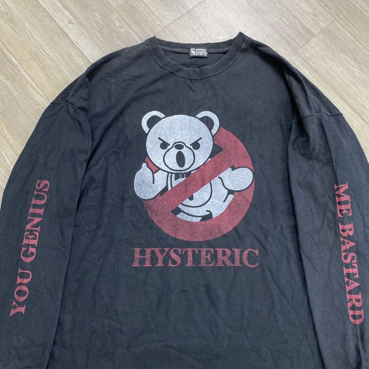 Hysteric Glamour SOLD🚨 Hysteric Glamour Fuck Bear You Genius Me Bastrad Tee Size US XXL / EU 58 / 5 - 2 Thumbnail