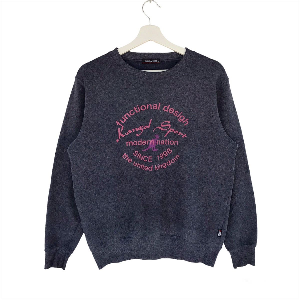 Japanese Brand × Kangol Kangol sports big spellout logo sweatshirt Size S / US 4 / IT 40 - 1 Thumbnail