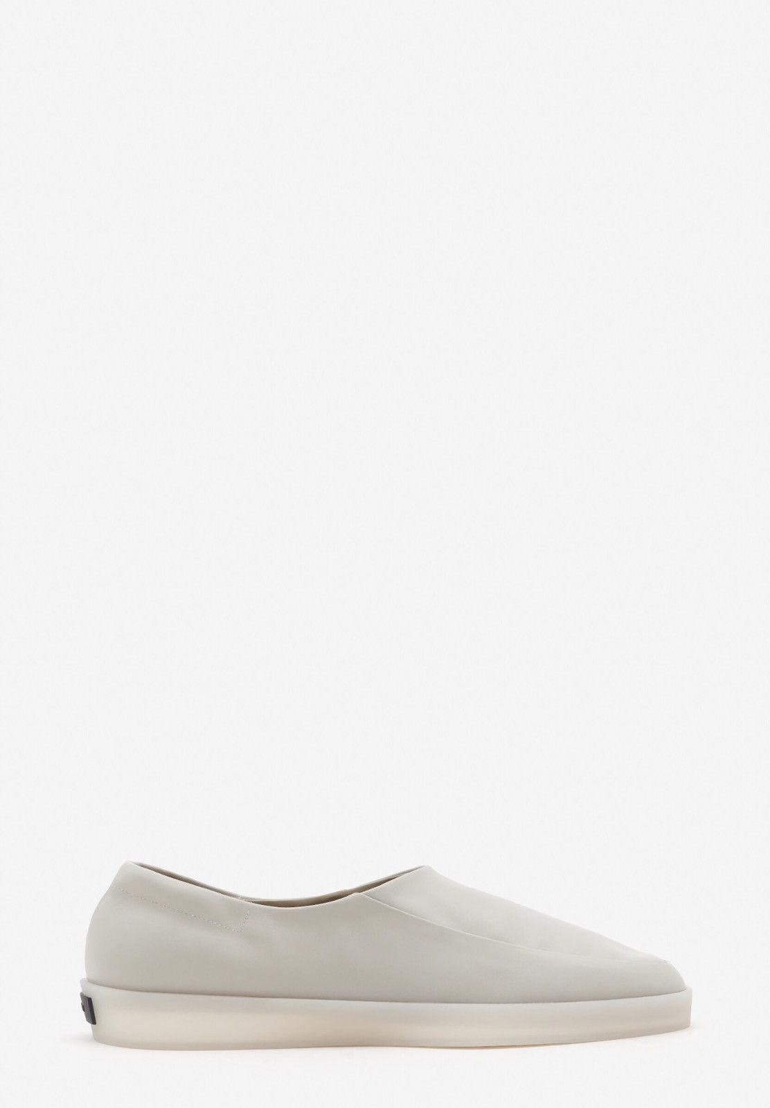Fear of God Eternal Loafers in Light Grey Leather