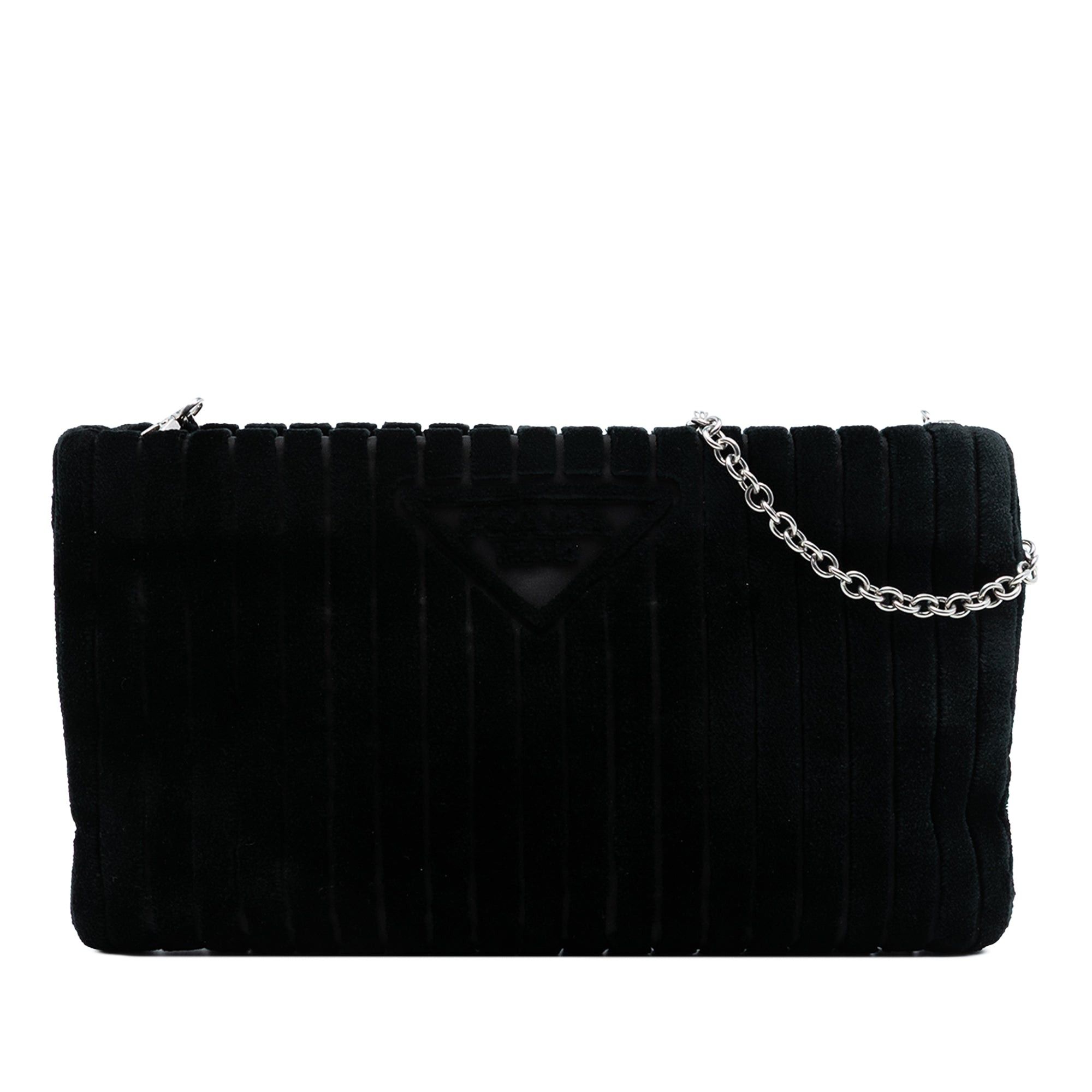 Prada Ricamo Velluto Pochette Crossbody Size ONE SIZE - 1 Thumbnail