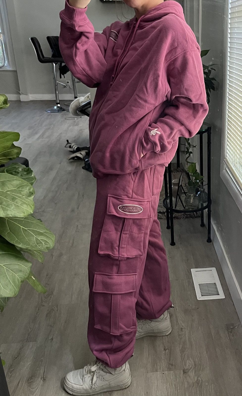 Pacsun × Playboy Playboy By PacSun Cargo Sweatpants Size 27" / US 4 / IT 40 - 10 Thumbnail
