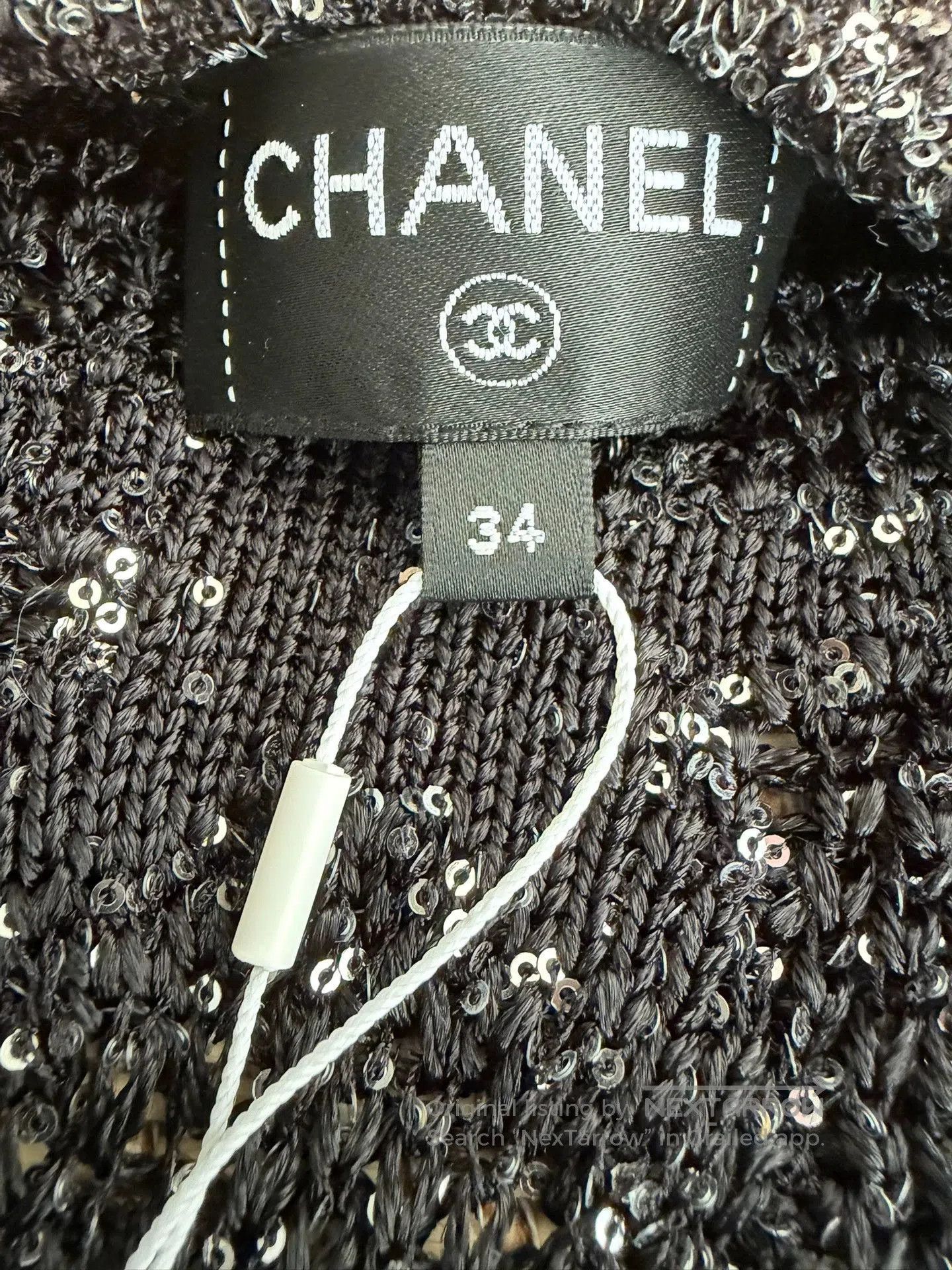 Chanel Chanel 24C Sequin Star Knit Cardigan. Size US XS / EU 42 / 0 - 3 Thumbnail
