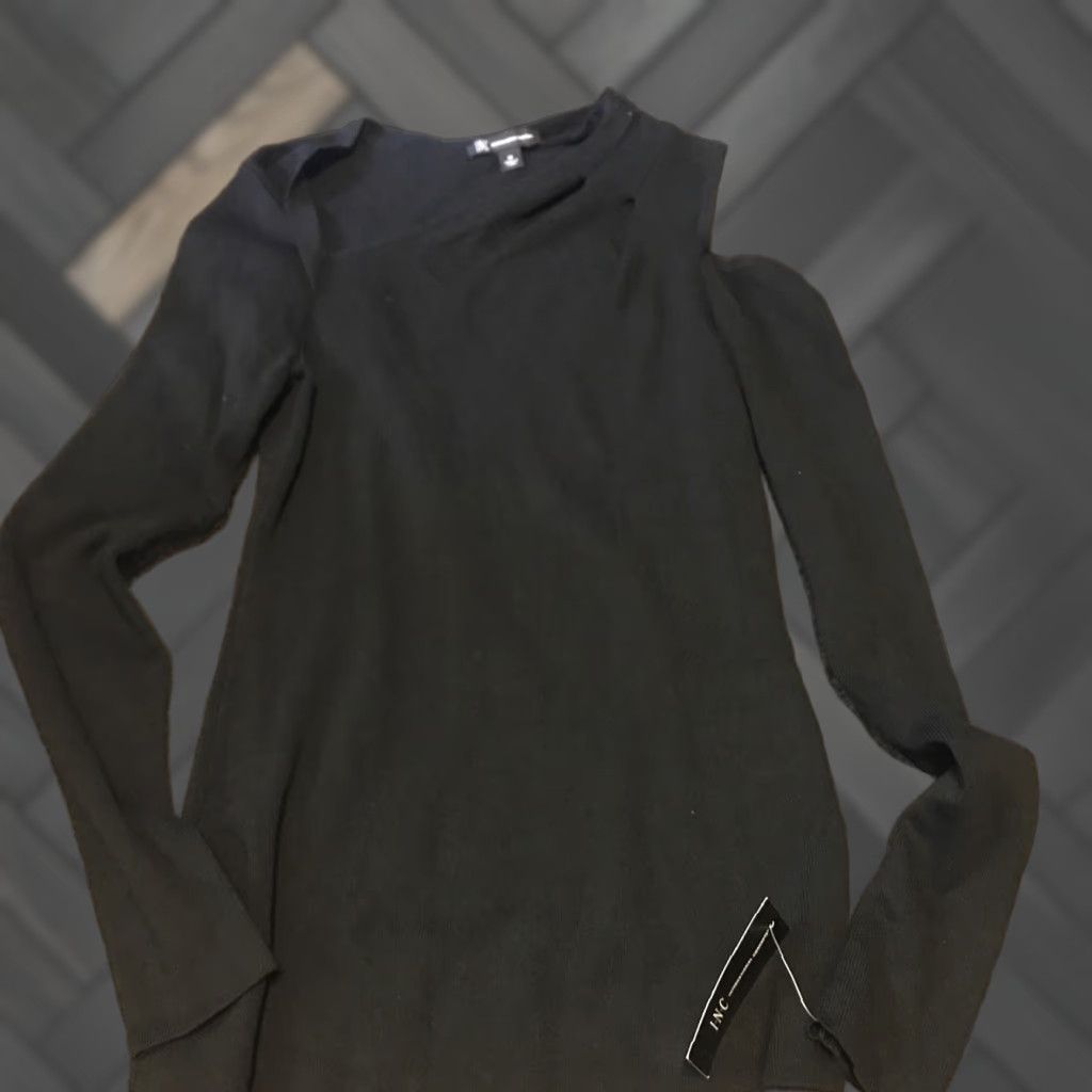Vintage VINTAGE? No. INC International Concepts Shirt Women Long Sleeve Round Neck Black Size M Size M / US 6-8 / IT 42-44 - 1 Thumbnail