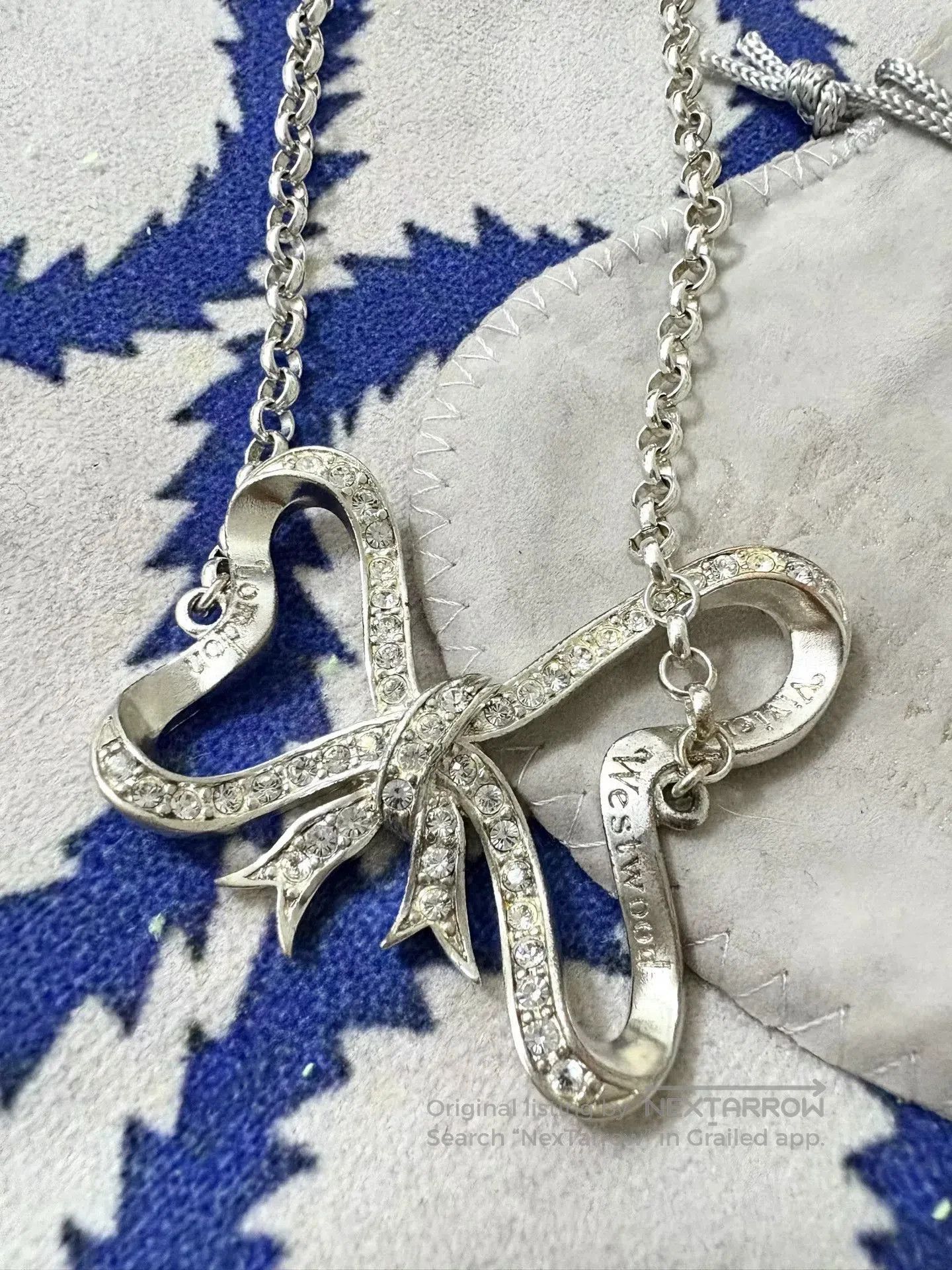 Vivienne Westwood Rare 90s Vivienne Westwood Bow Necklace. Size ONE SIZE - 2 Thumbnail